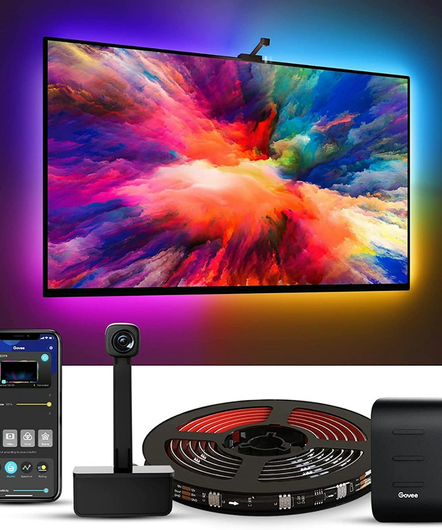 Govee WiFi LED TV Backlights with Camera