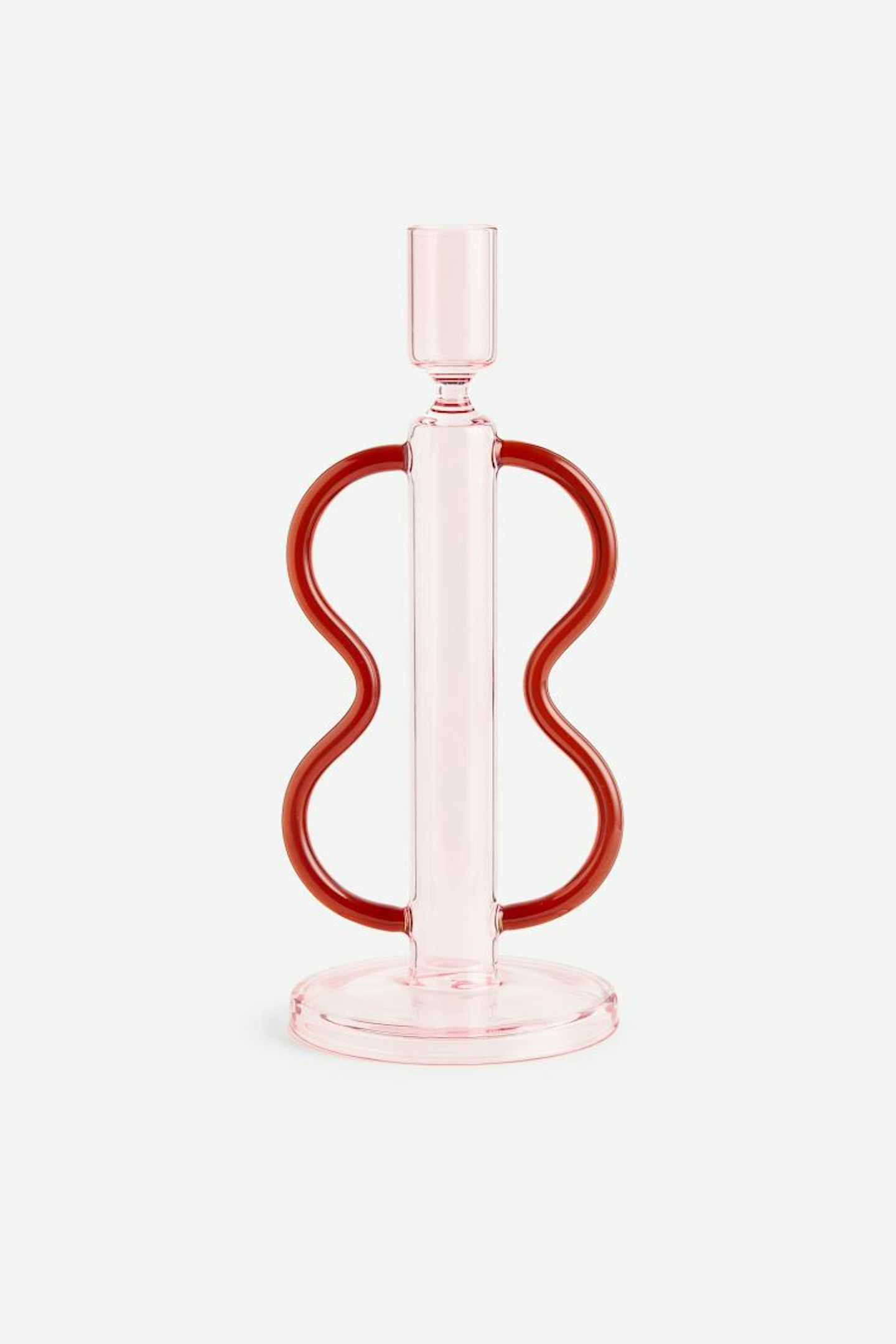 H&M. Glass Candlestick