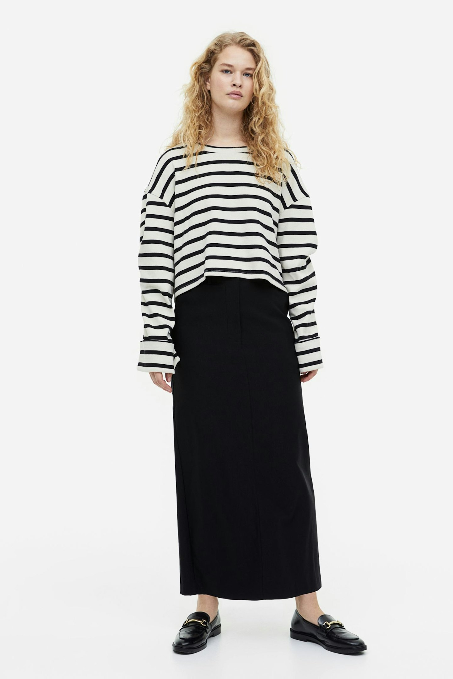 H&M, Poplin Column Skirt