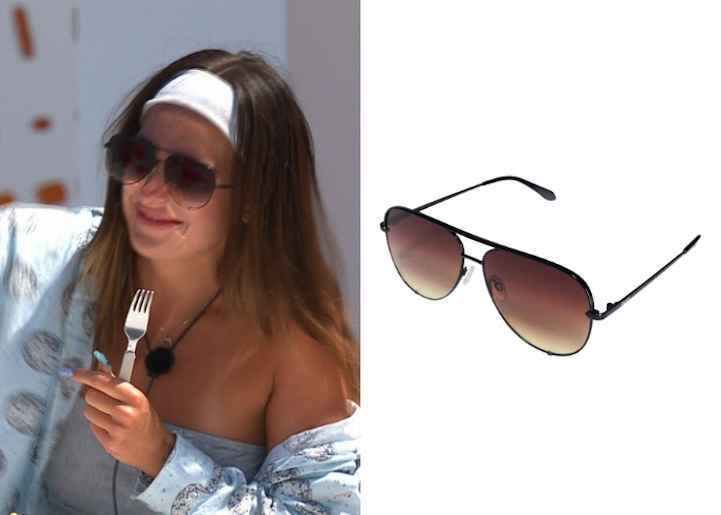 Toni Laites' QUAY Aviator Sunglasses