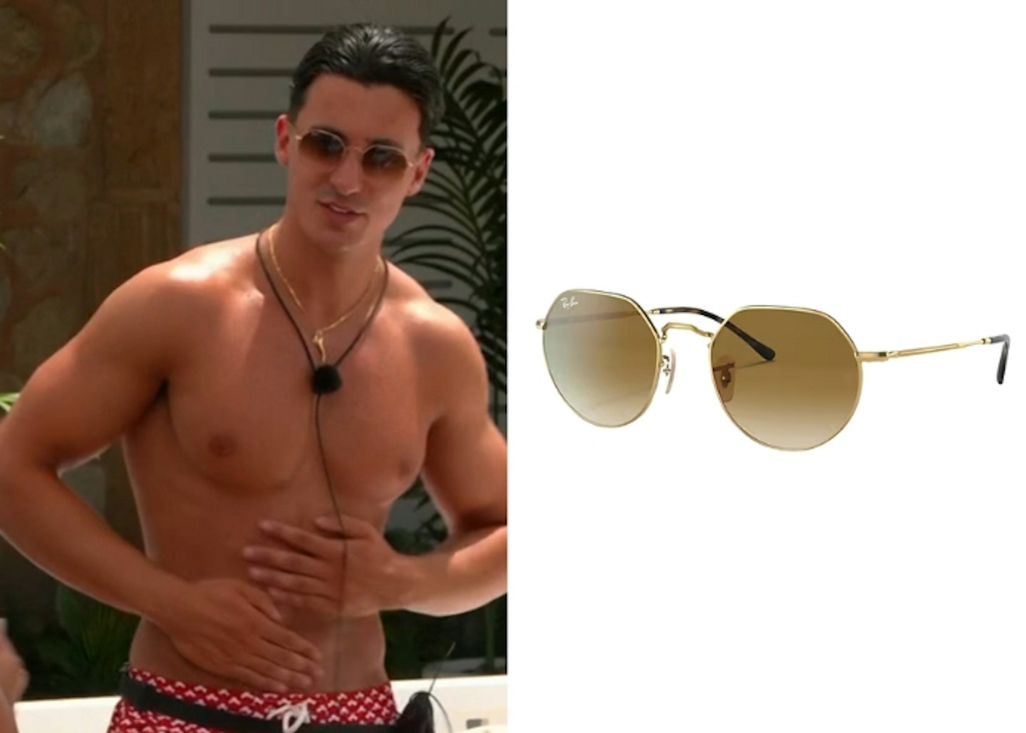 Tommy Bradley's Brown Ray-Ban Sunglasses