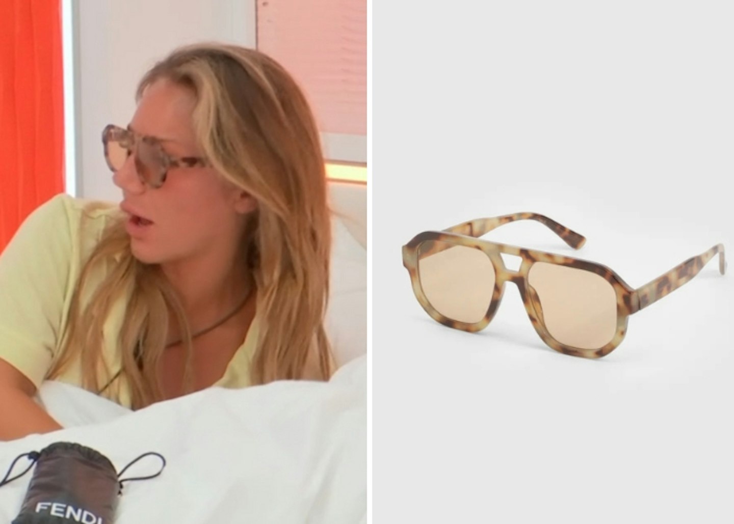 Meg Moore's boohoo Tortoiseshell Aviator Sunglasses