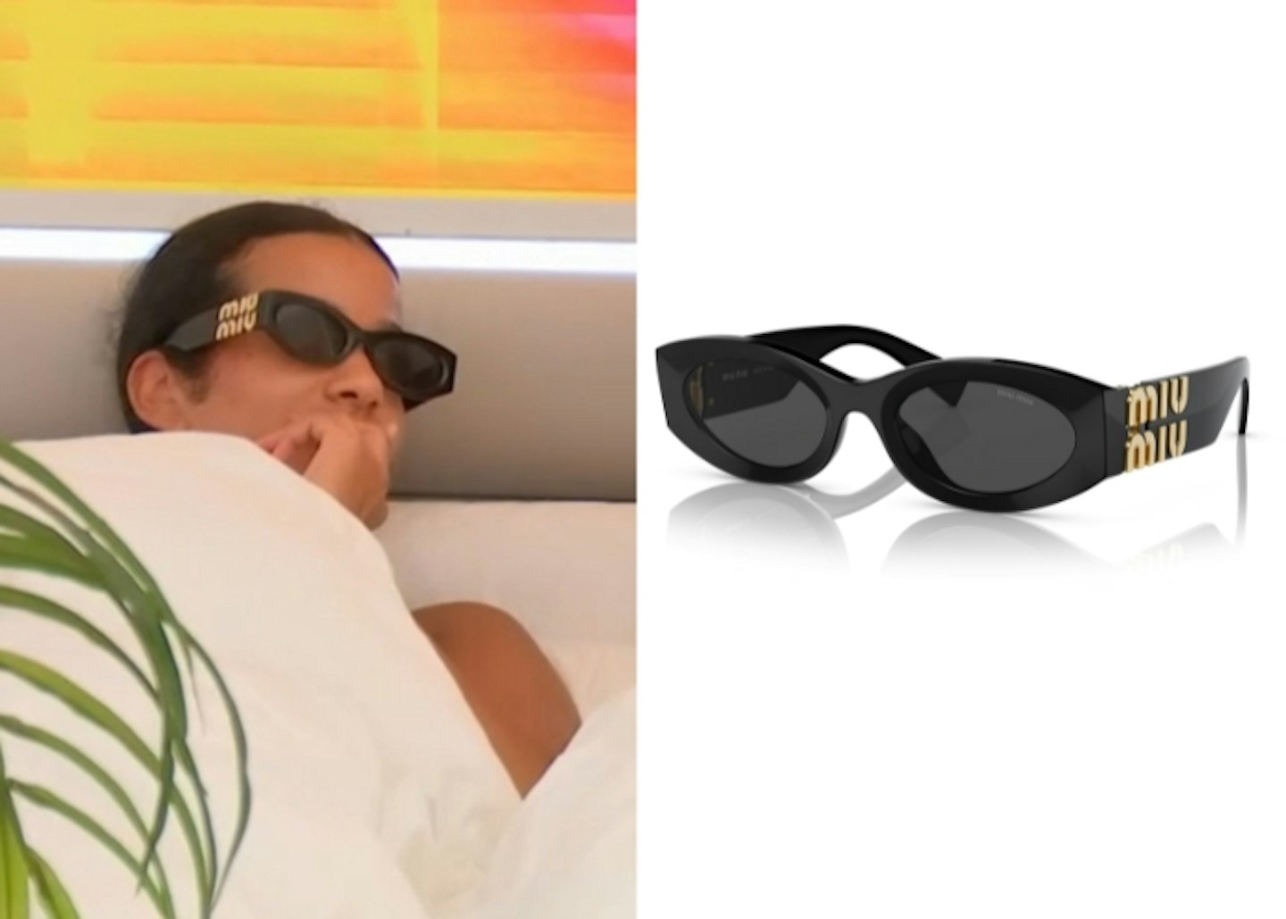 Yaz Broom's Miu Miu Sunglasses