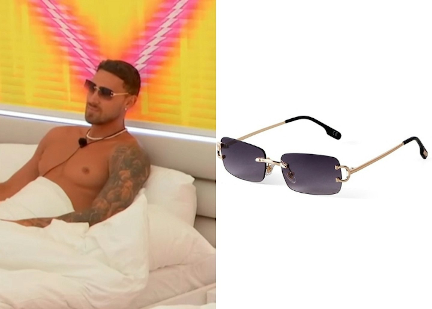 Ben Holbrough's Rimless Sunglasses