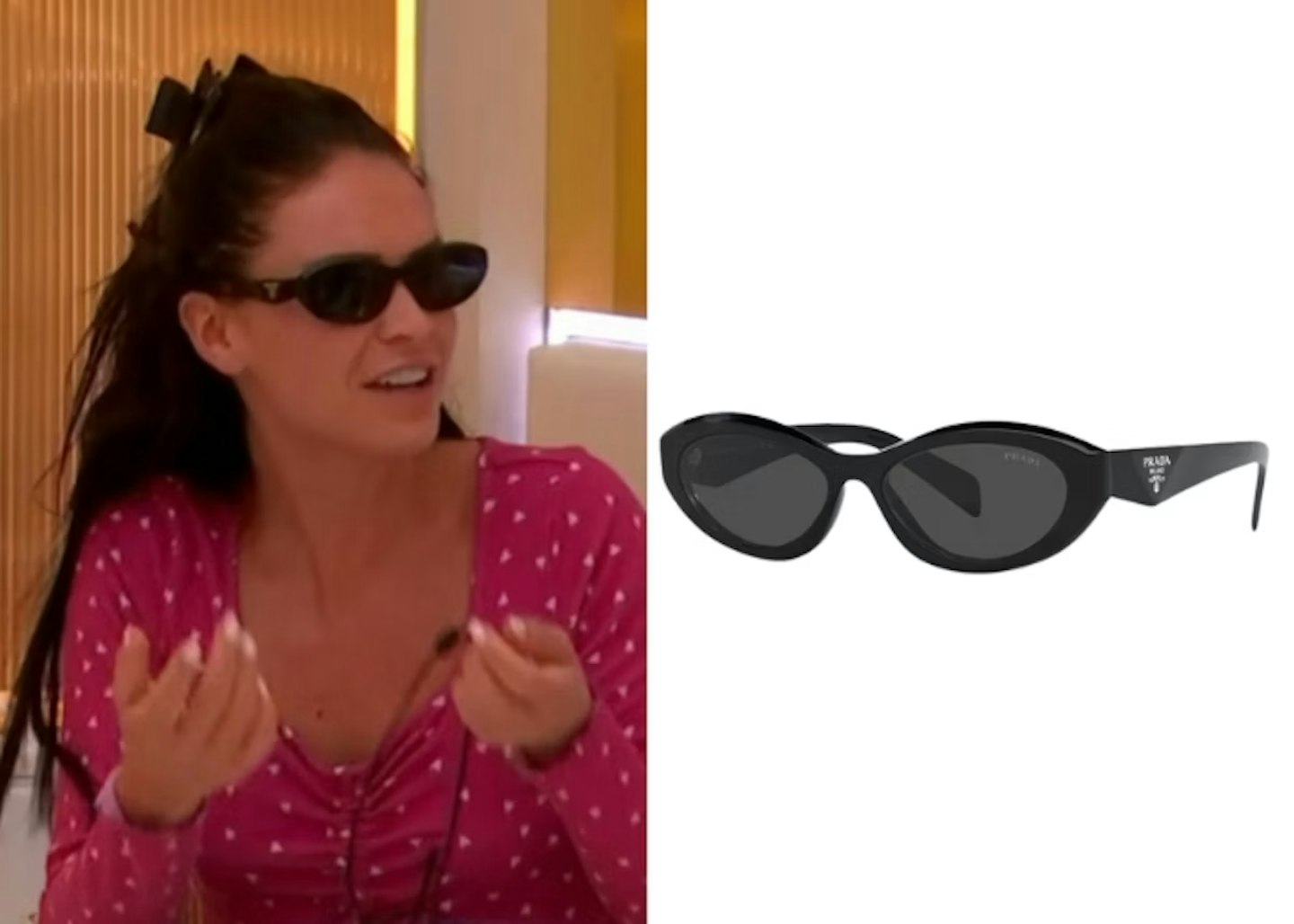 Olivia Hawkins, Prada Sunglasses