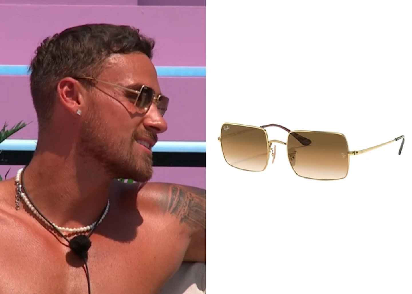 Ben Holbrough's Rectangle Ray-Ban Sunglasses
