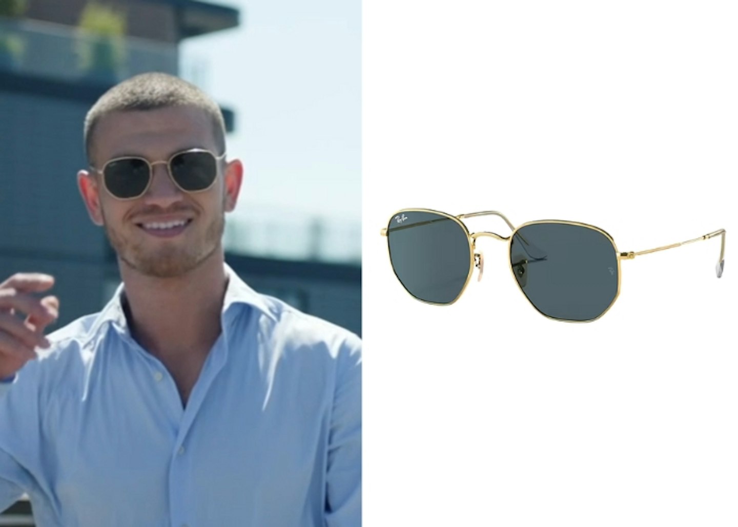Blu Chegini's Ray-Ban Hexagonal Sunglasses