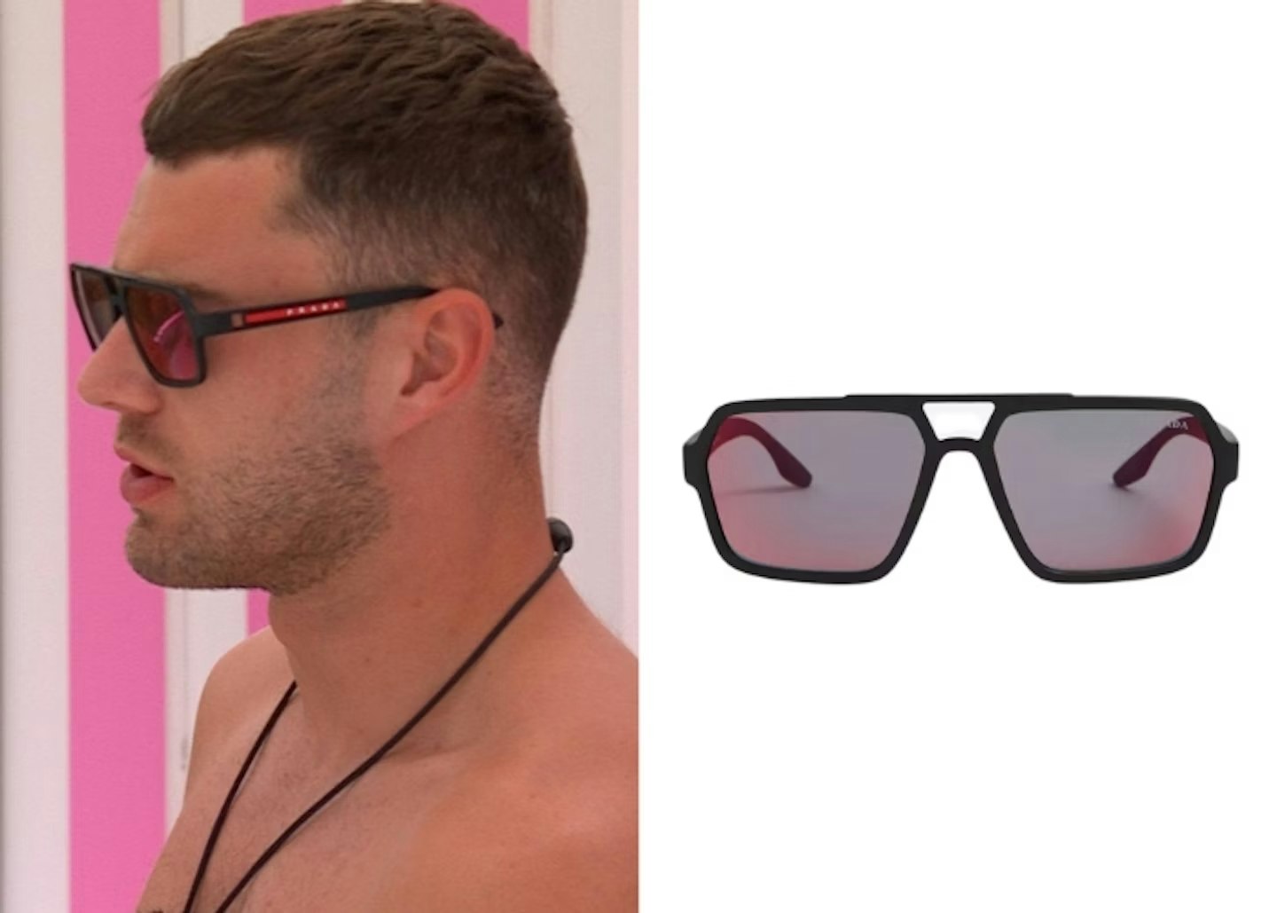 Curtis Pritchard's Prada Sunglasses