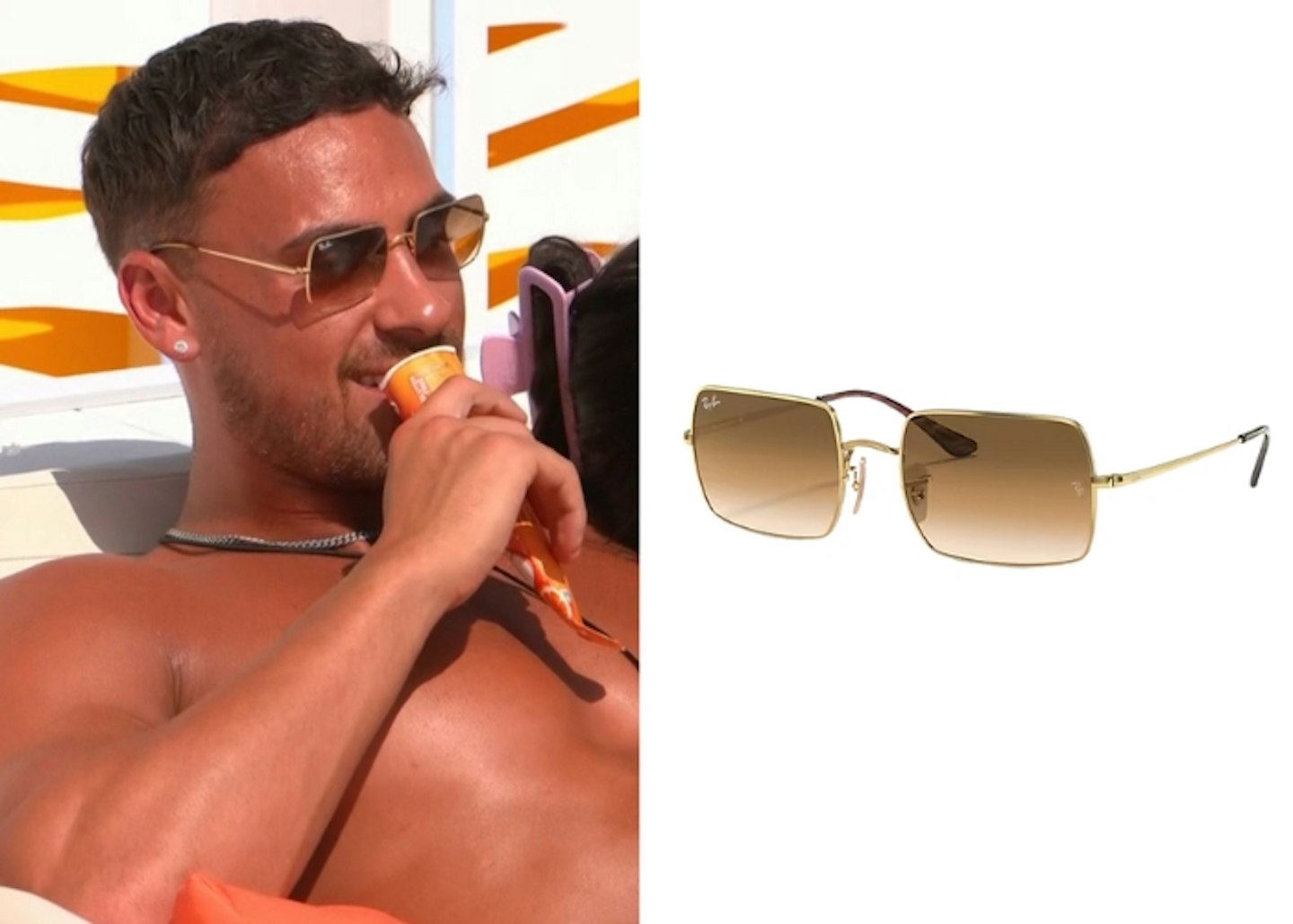 Ben Holbrough's Rectangle Ray-Ban Sunglasses