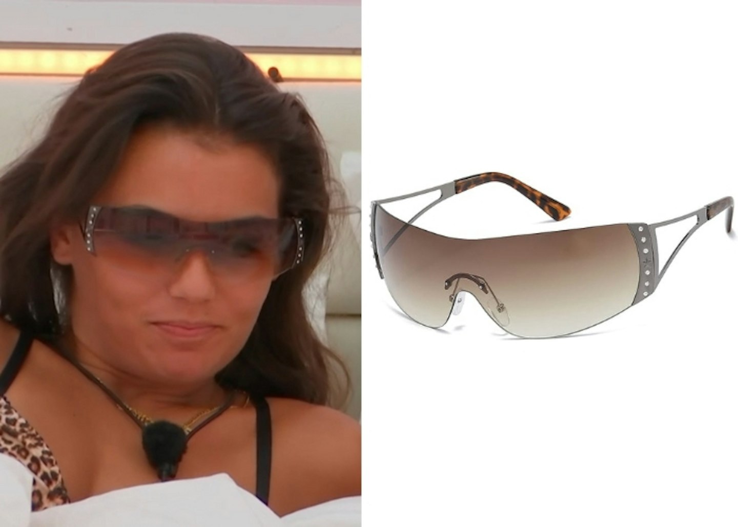 Megan Forte Clarke's Y2K Wraparound Sunglasses