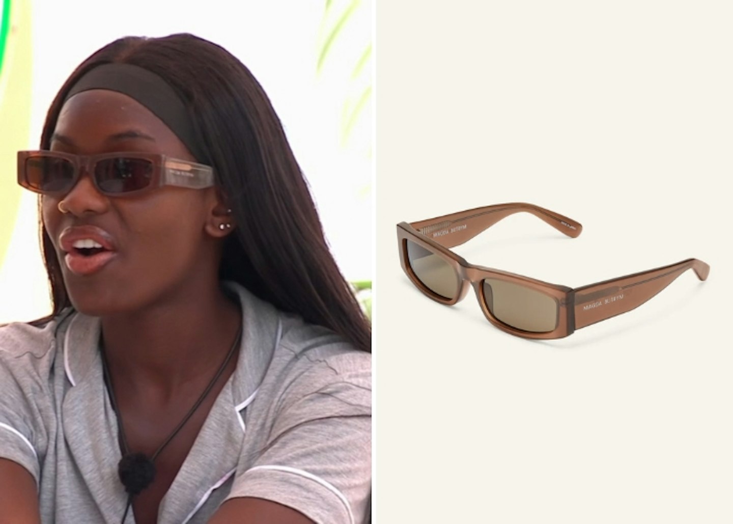 Billykiss Azeez's Magda Butrym Sunglasses