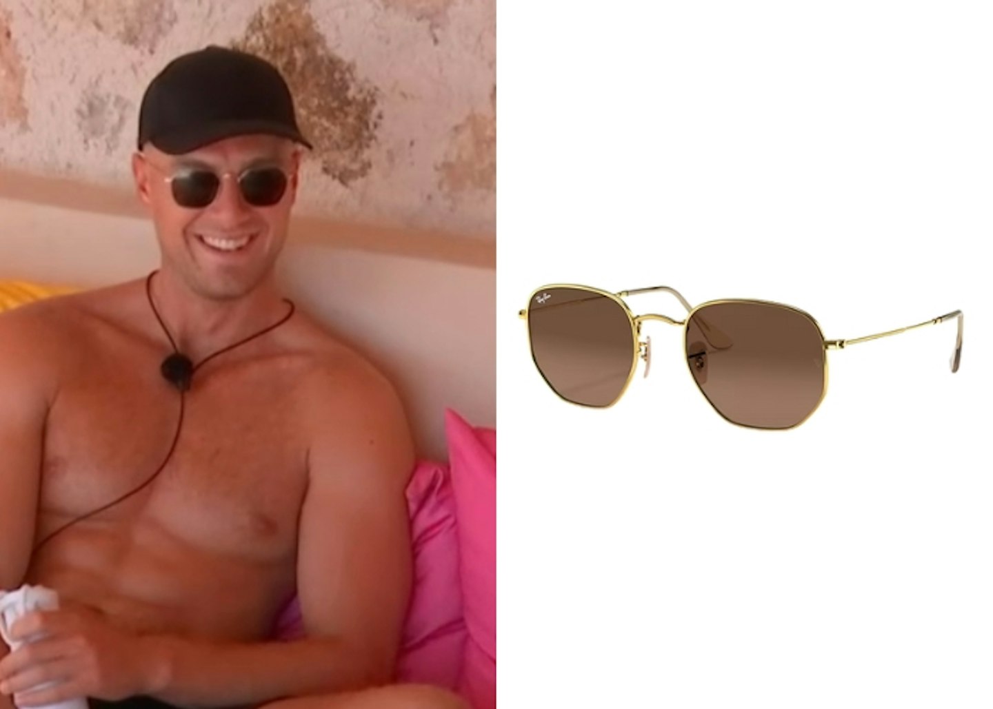 Will Means' Brown Gradient Ray-Ban Sunglasses