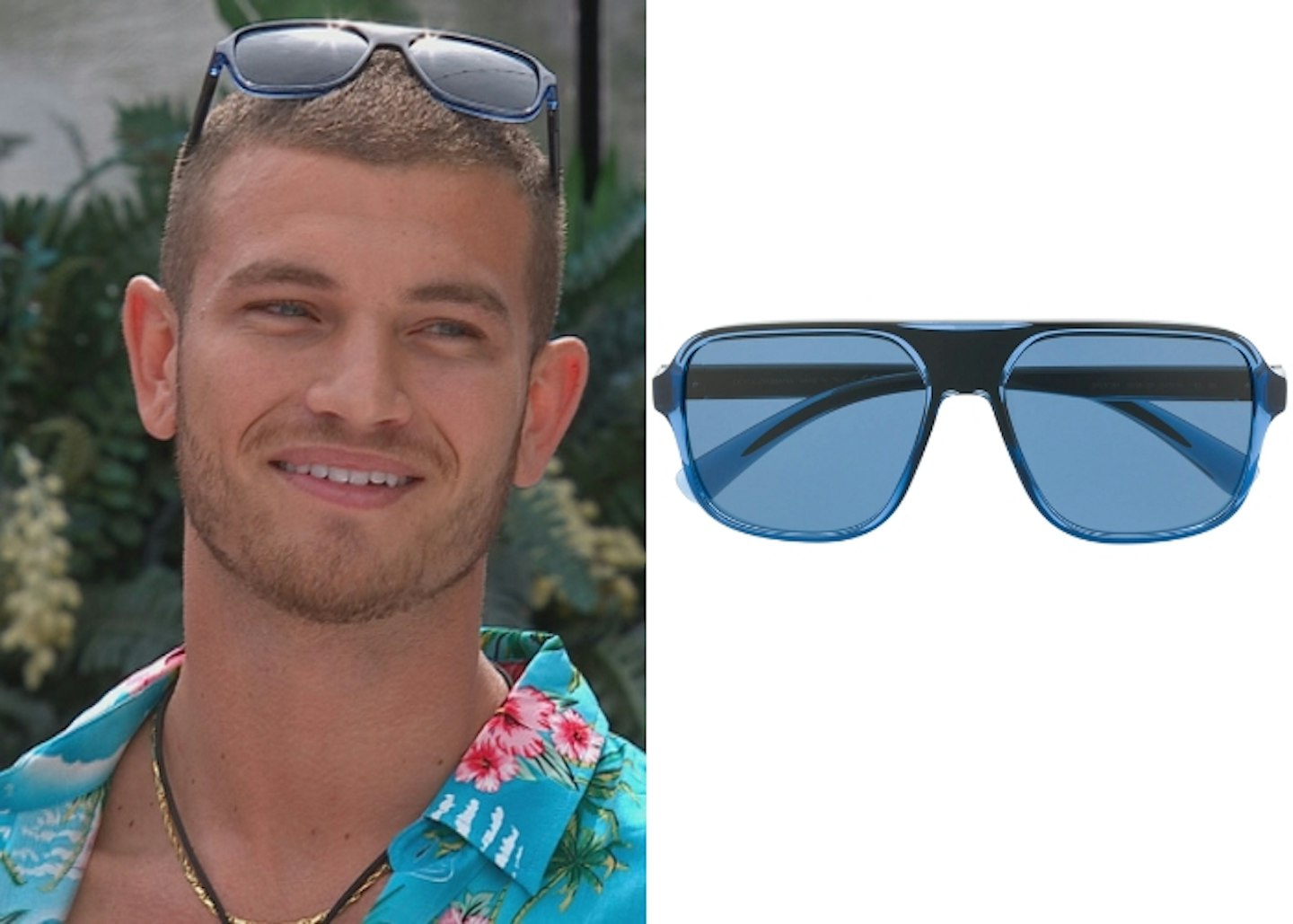 Blu Chegini's Blue Acetate Sunglassses