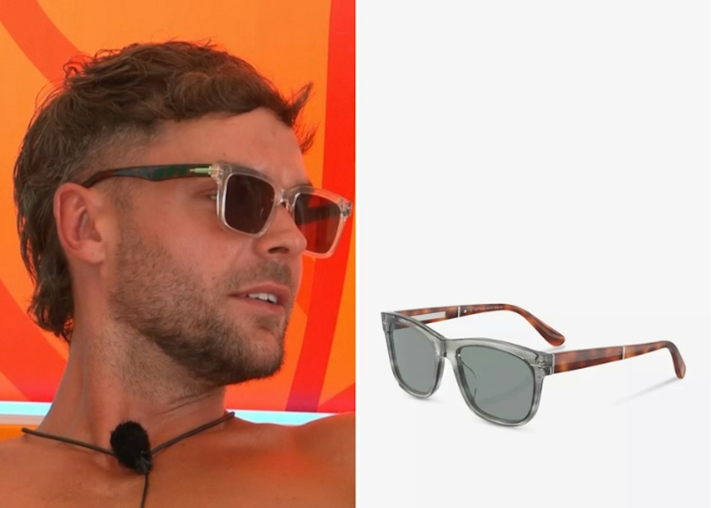 Harry Cooksley's Clear And Tortoiseshell Frame Sunglasses