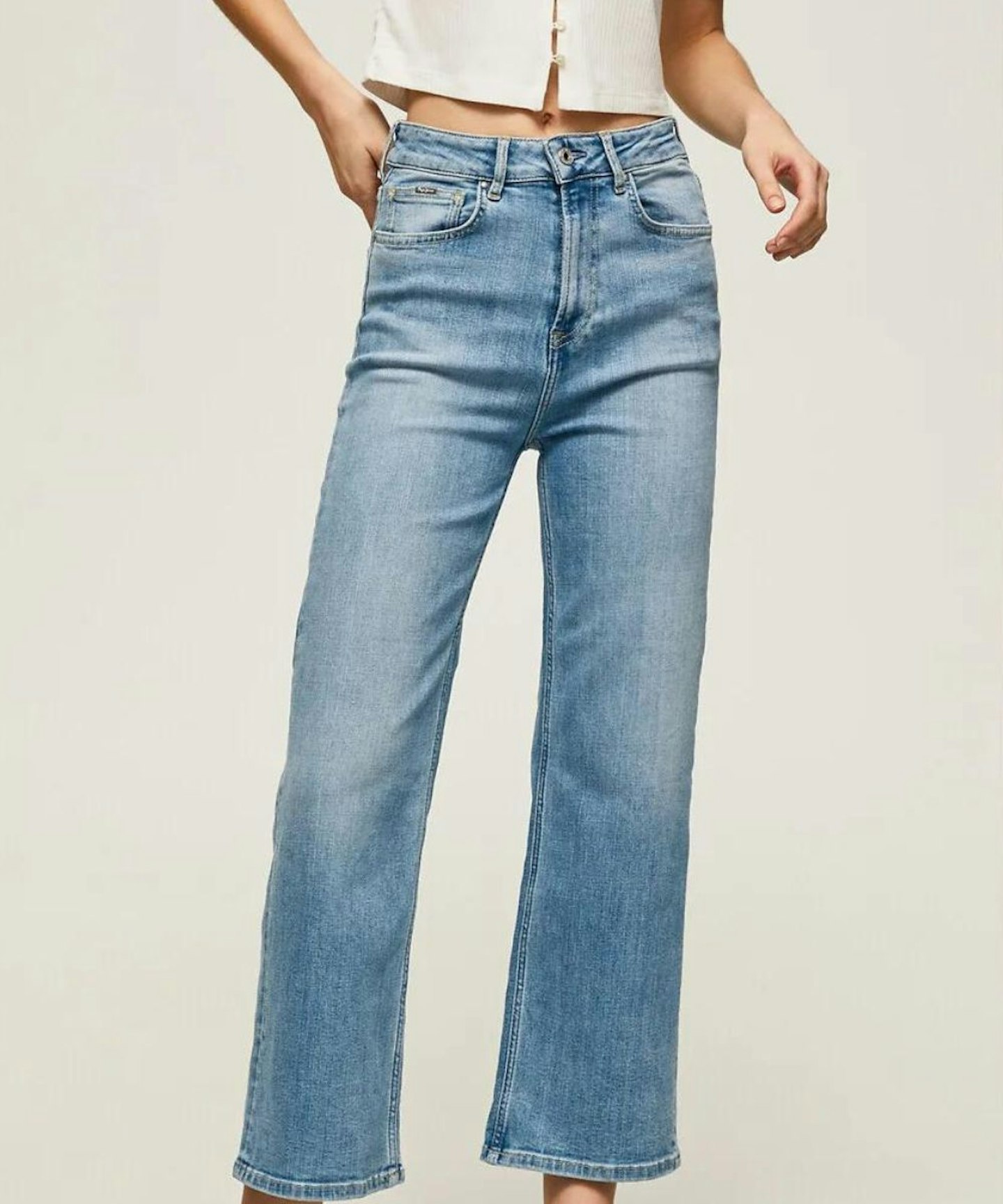 Pepe Jeans, Lexa Sky High Jeans with Wide Leg