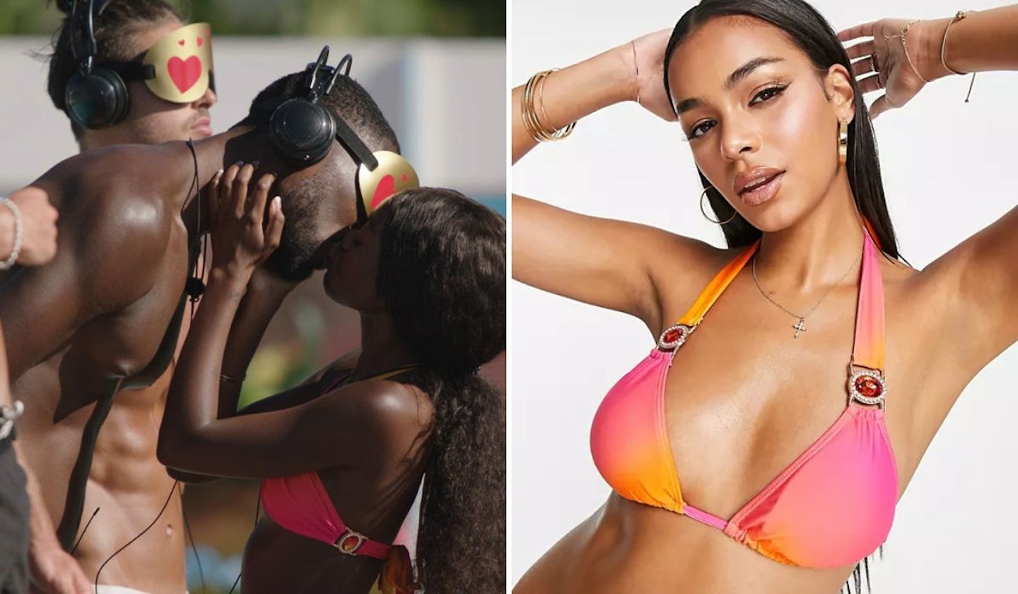 Tanya Manhenga's Pink And Orange Bikini 