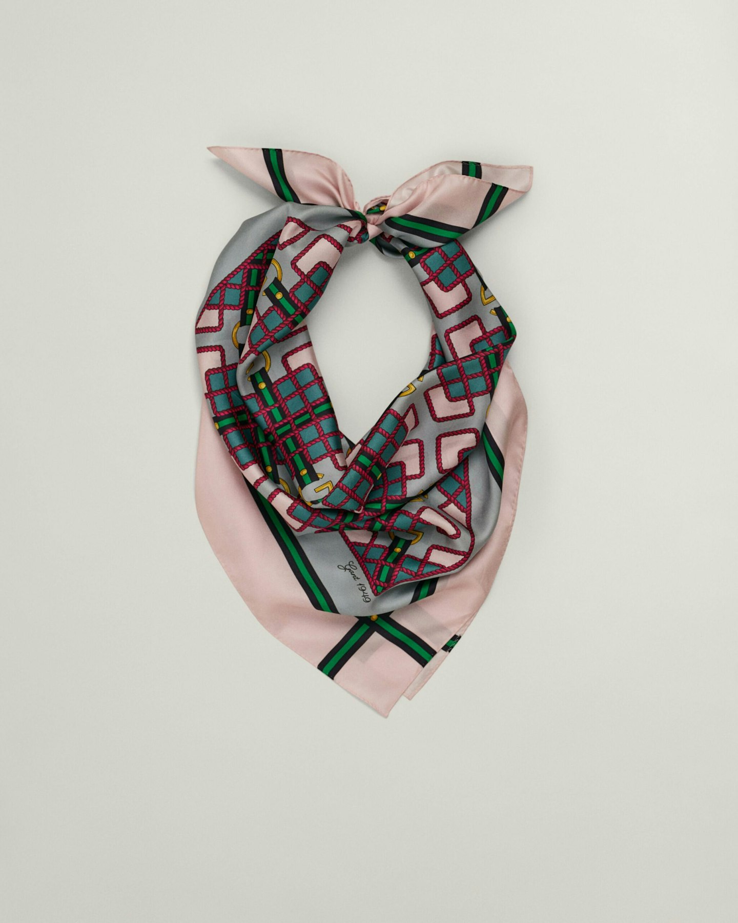 GANT, Graphic Silk Scarf autumn outfits