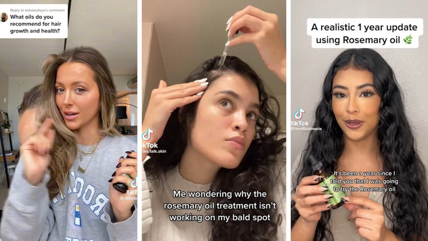 Does Rosemary Oil Really Boost Hair Growth? Experts Weigh In On The TikTok  Trend | Grazia
