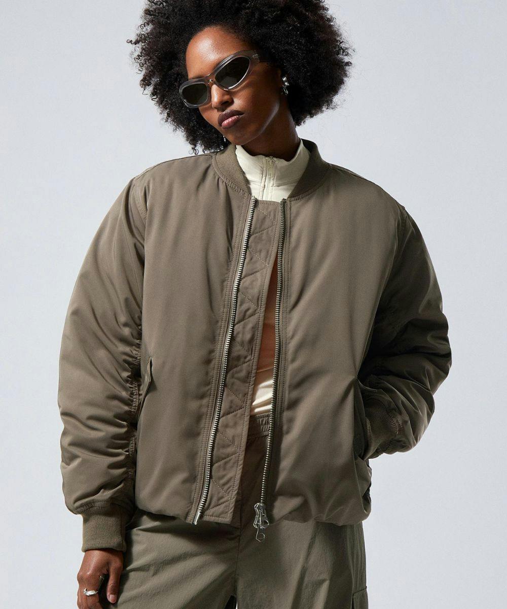 Weekday long 2024 bomber coat