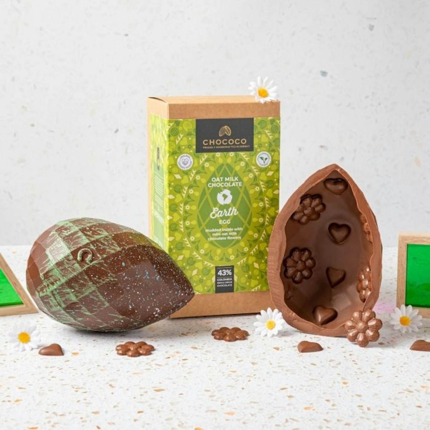 Giant Oat M!lk 400g Earth Egg, £30, vegan easter eggs