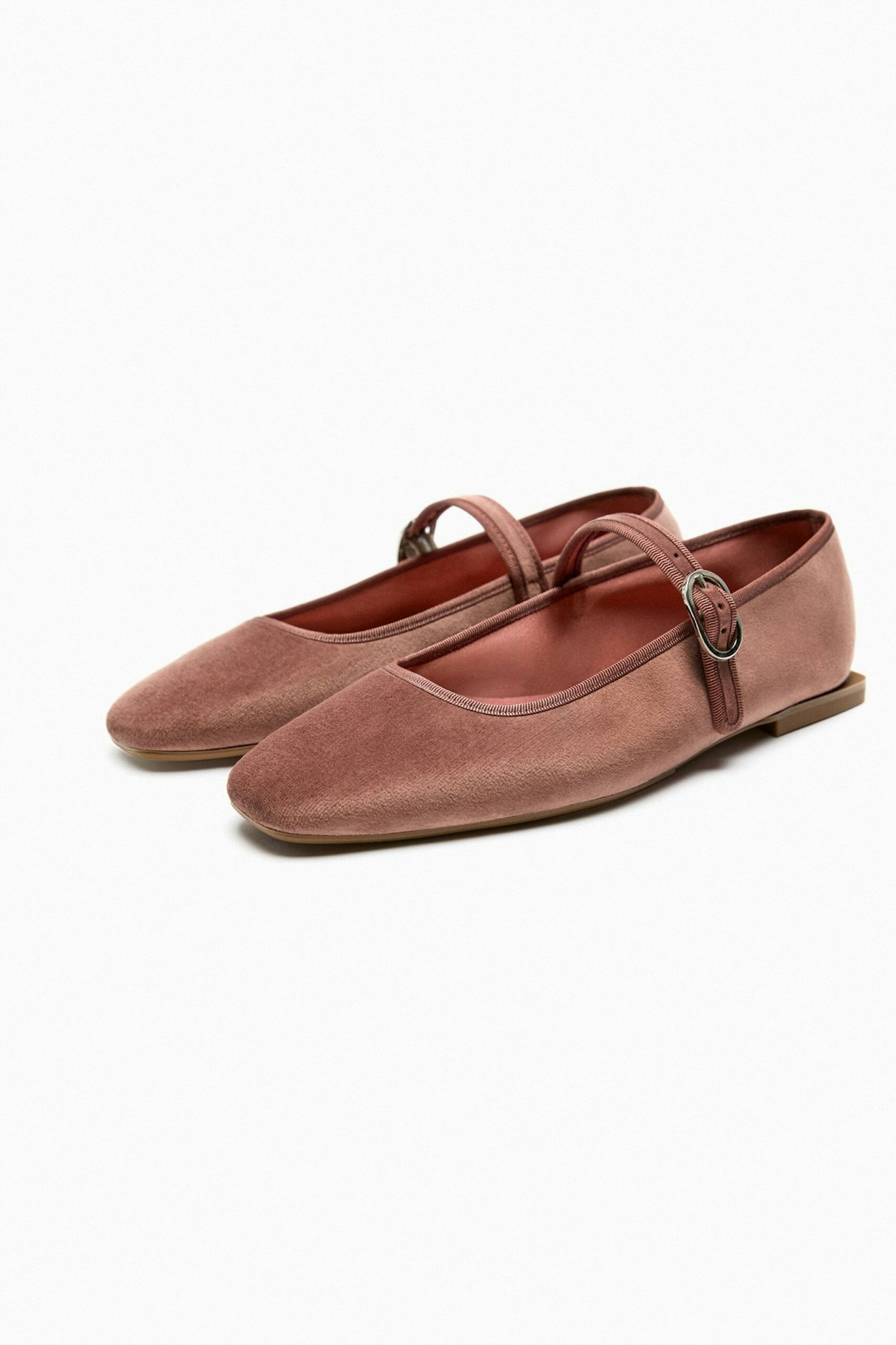 Zara, Velvet Flat Shoes