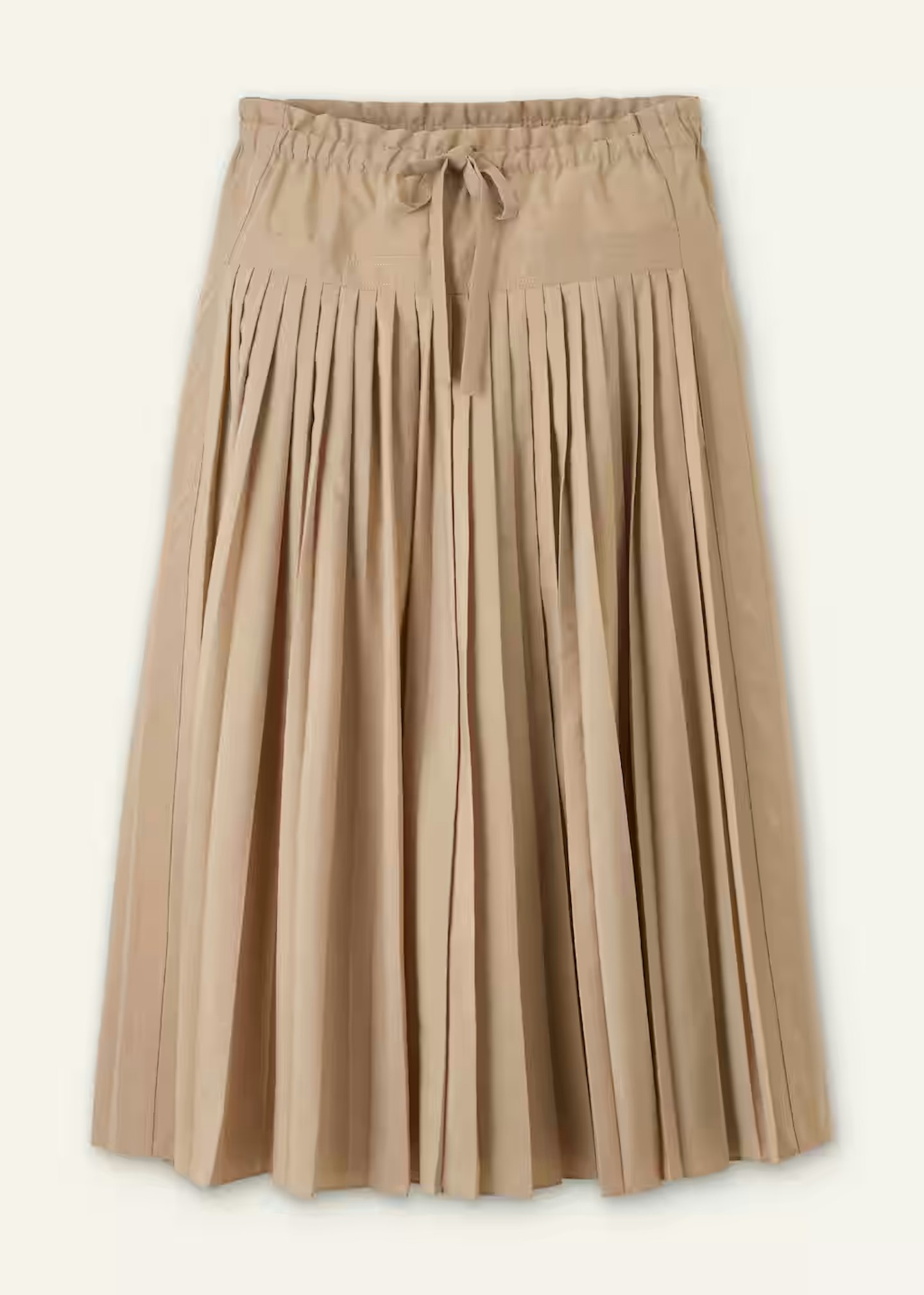 ME+EM, Cotton Pleated Maxi Skirt