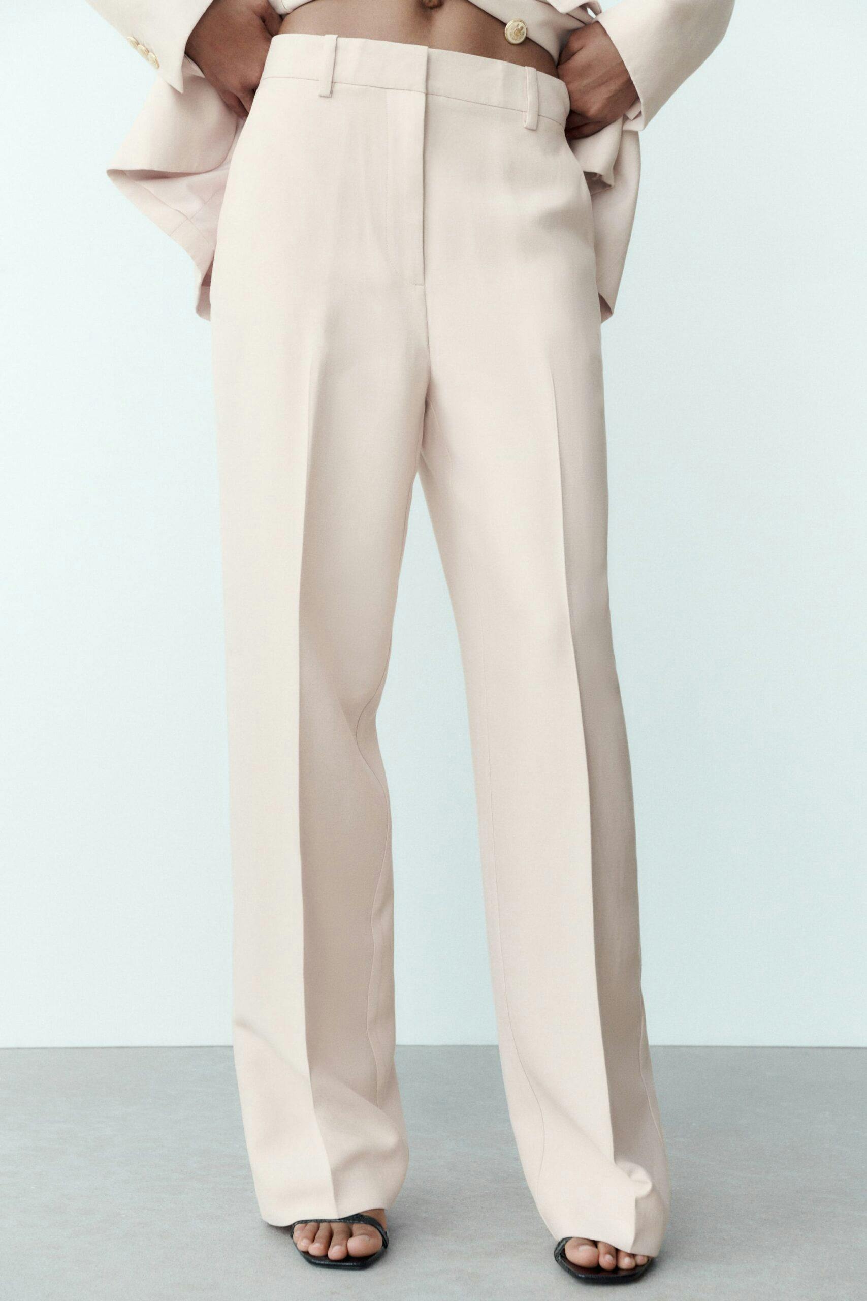 Zara High Waist Formal Trousers & Pants