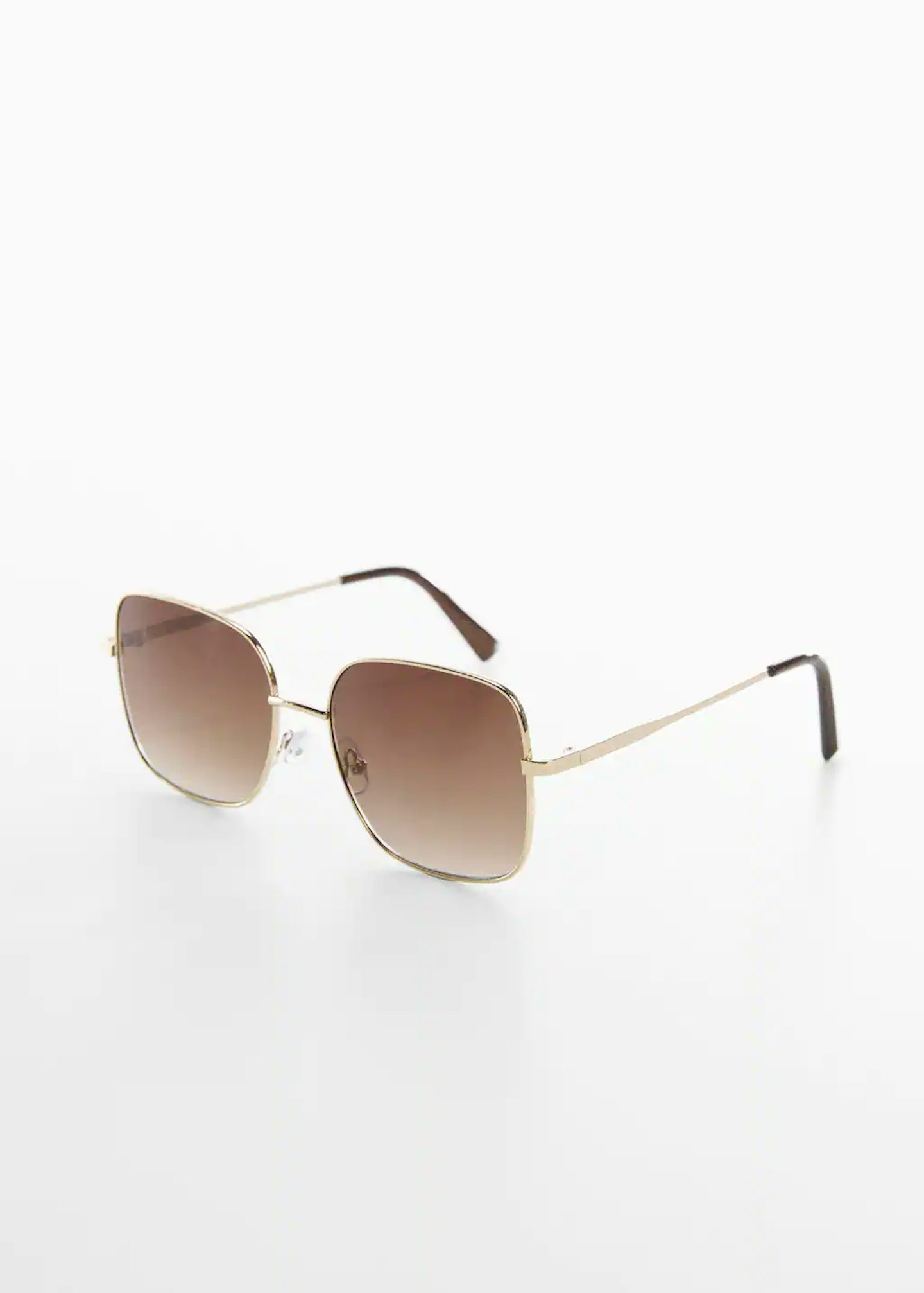 Mango, Metallic Frame Sunglasses 