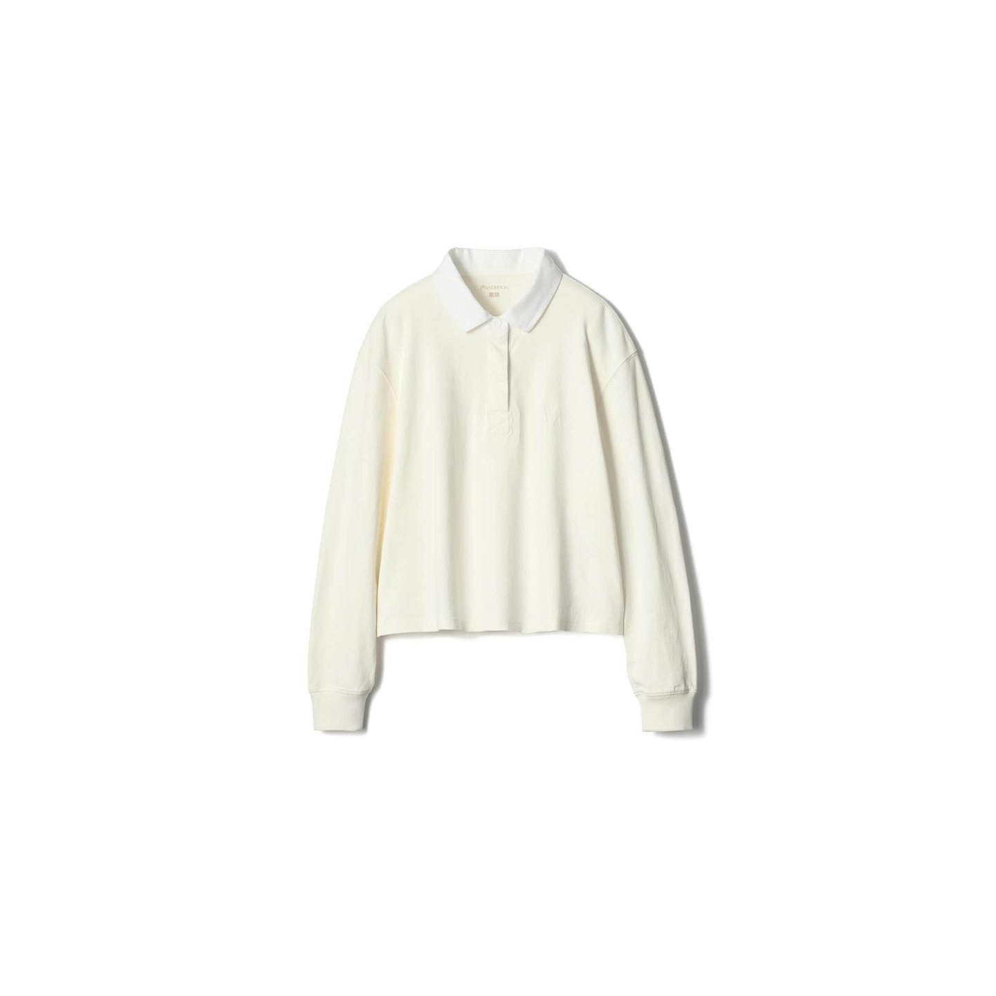 jw anderson uniqlo cream rugby shirt