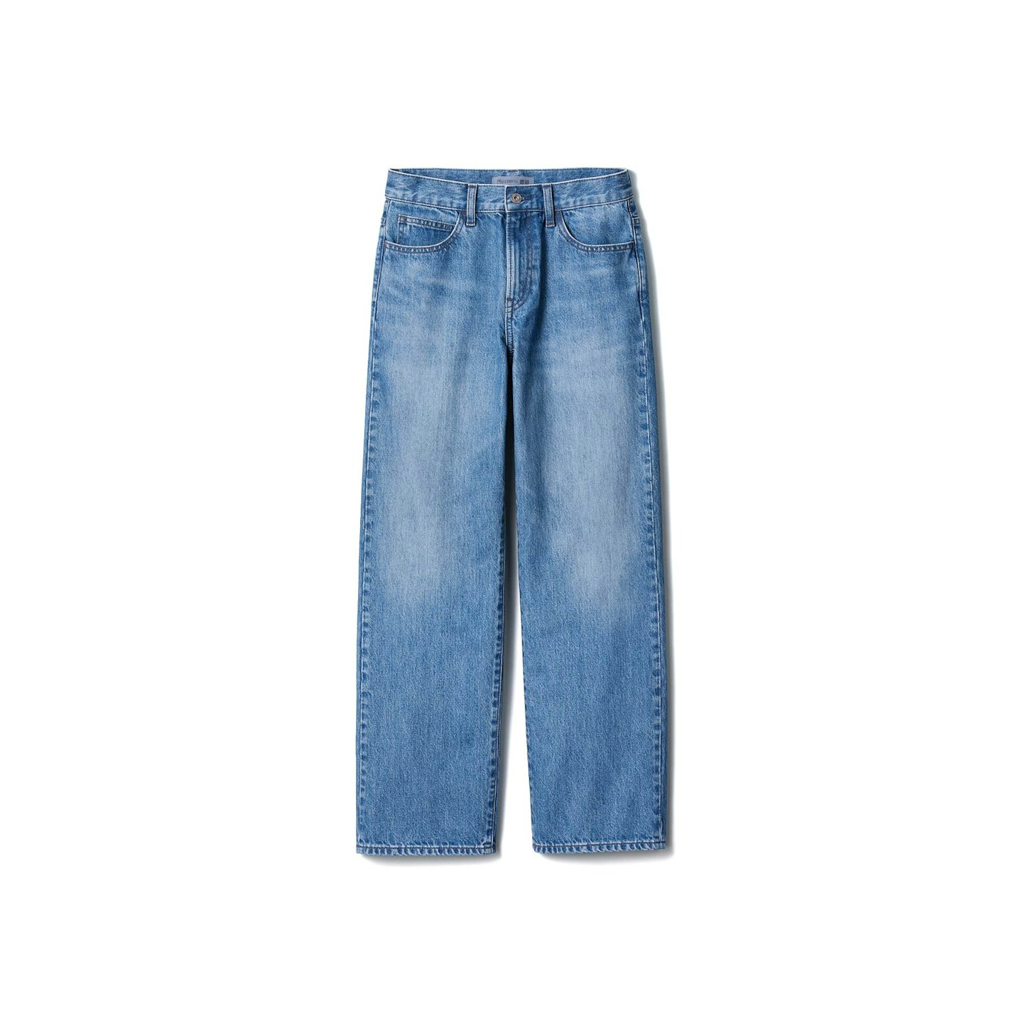 jw anderson straight leg jeans blue