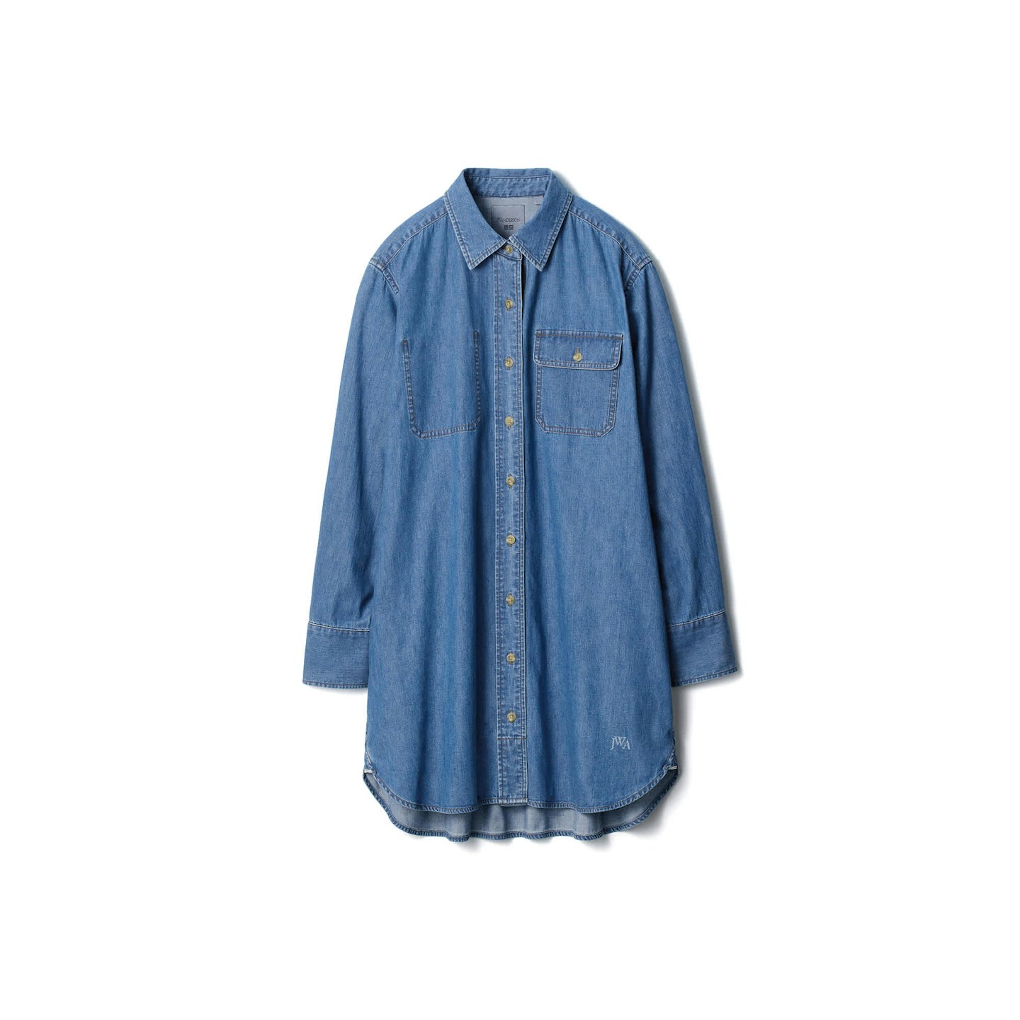 jw anderson uniqlo denim shirt dress