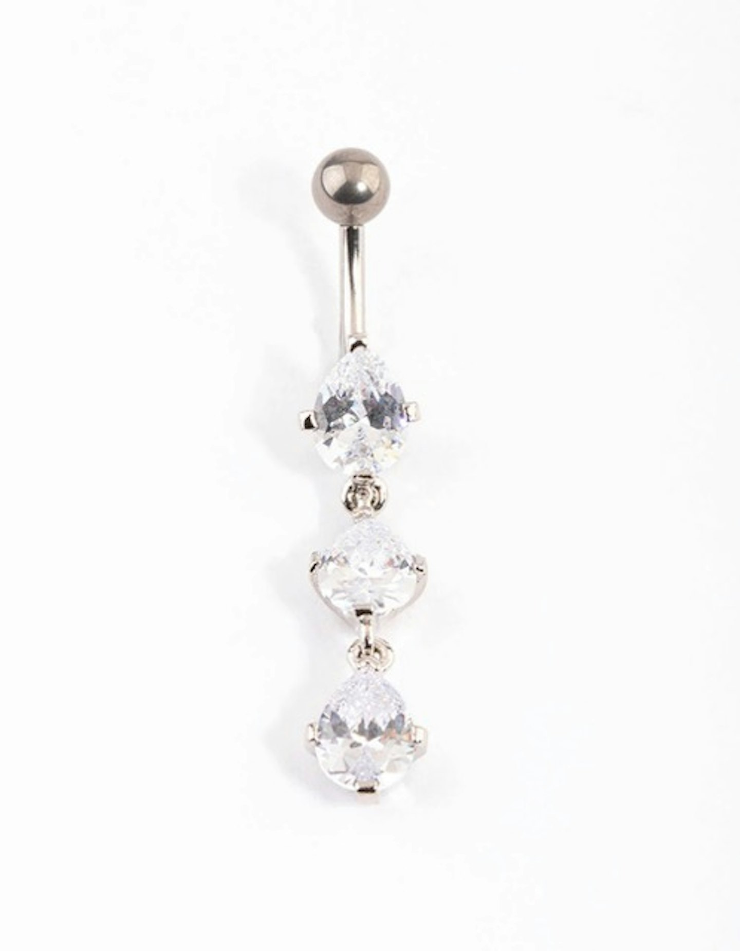Sequin Belly Button Rings, Round Belly Piercing Jewelry