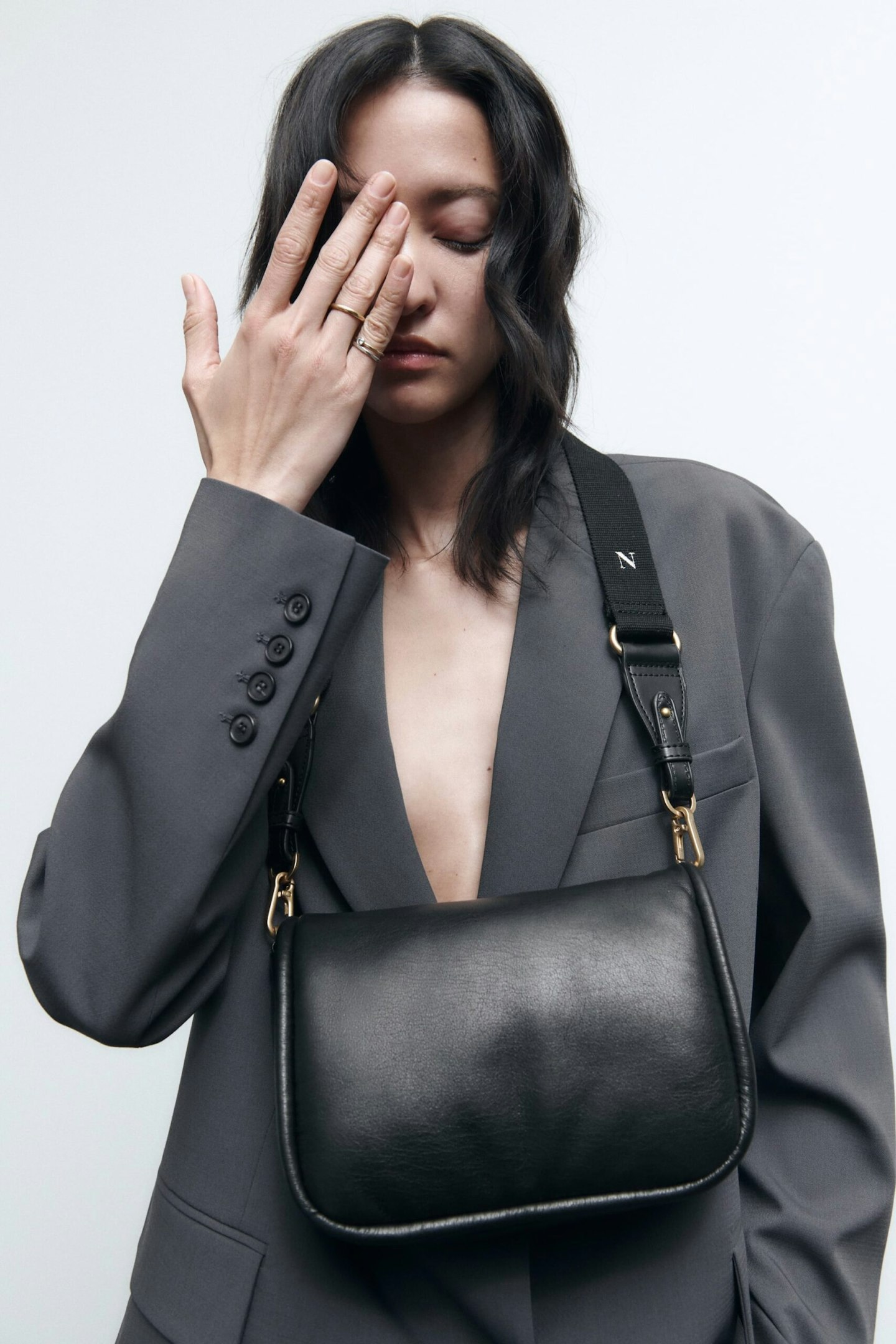 Zara, Quilted Crossbody Bag