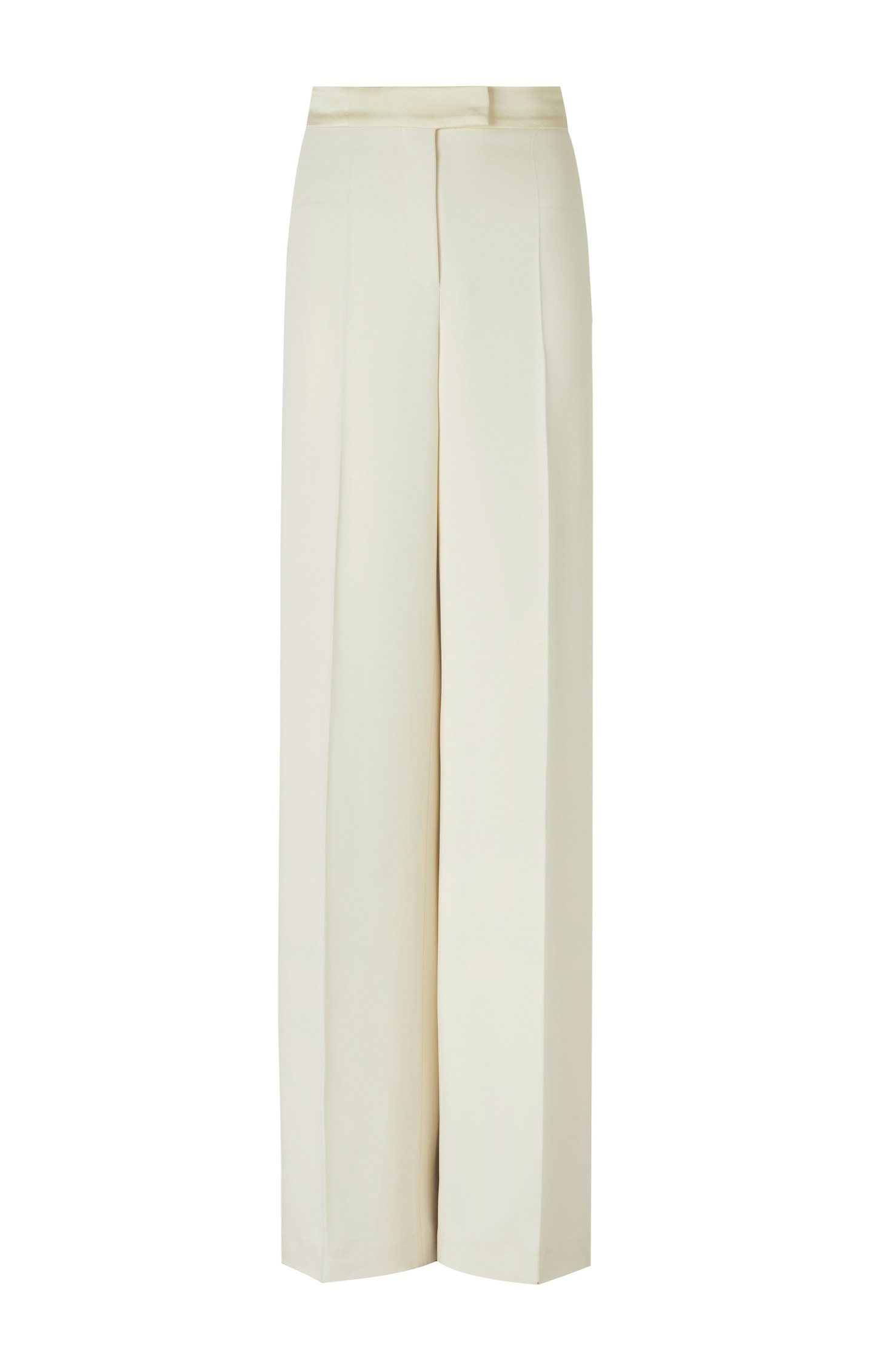 Mango, Palazzo Suit Trousers With Satin Details