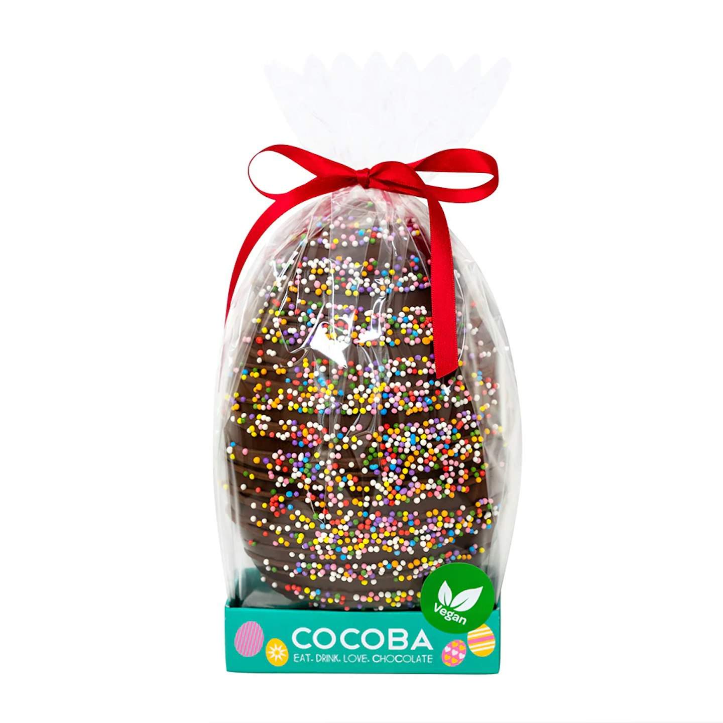 Vegan easter eggs VEGAN MILK CHOCOLATE SPRINKLE EGG