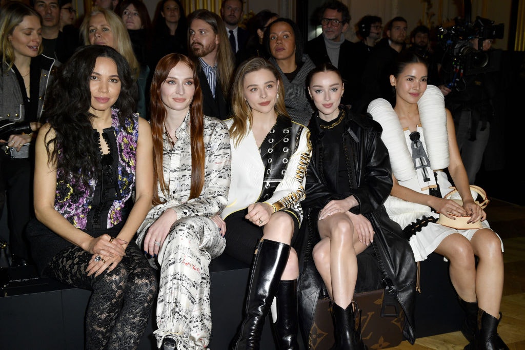 Louis Vuitton had the most star-studded front row at Paris Fashion