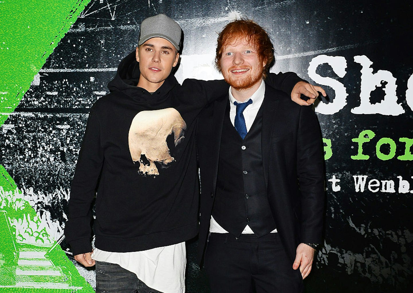 Ed Sheeran and Justin Bieber