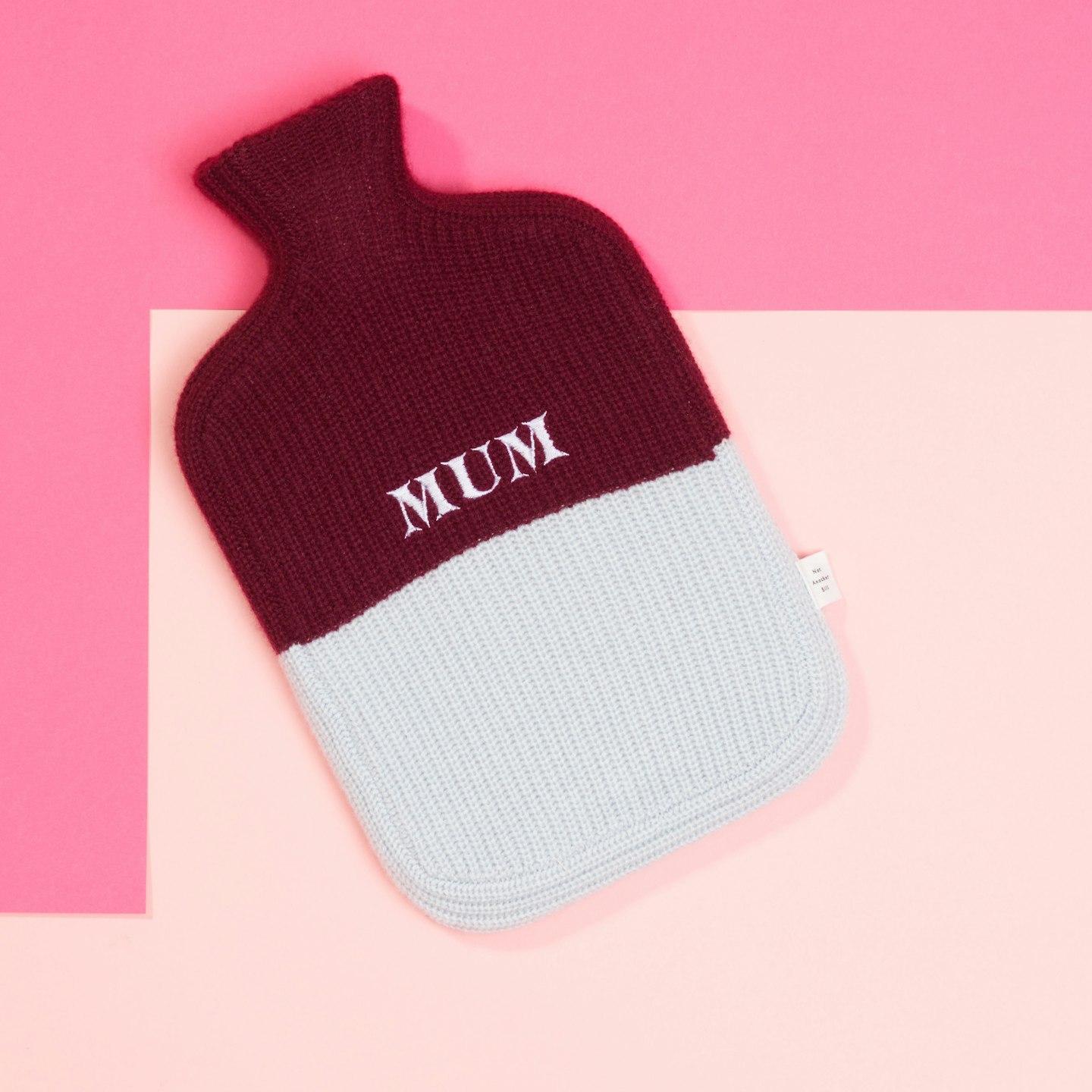 Personalised Cashmere Hot Water Bottle, Not Another Bill