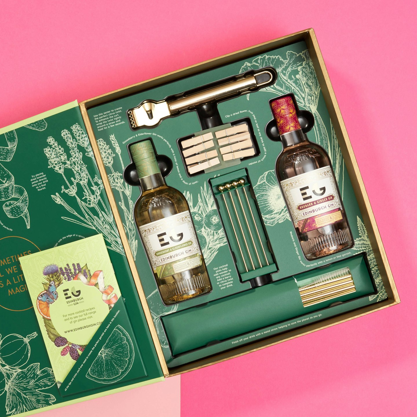 The Great Garnish Gift Set, Edinburgh Gin