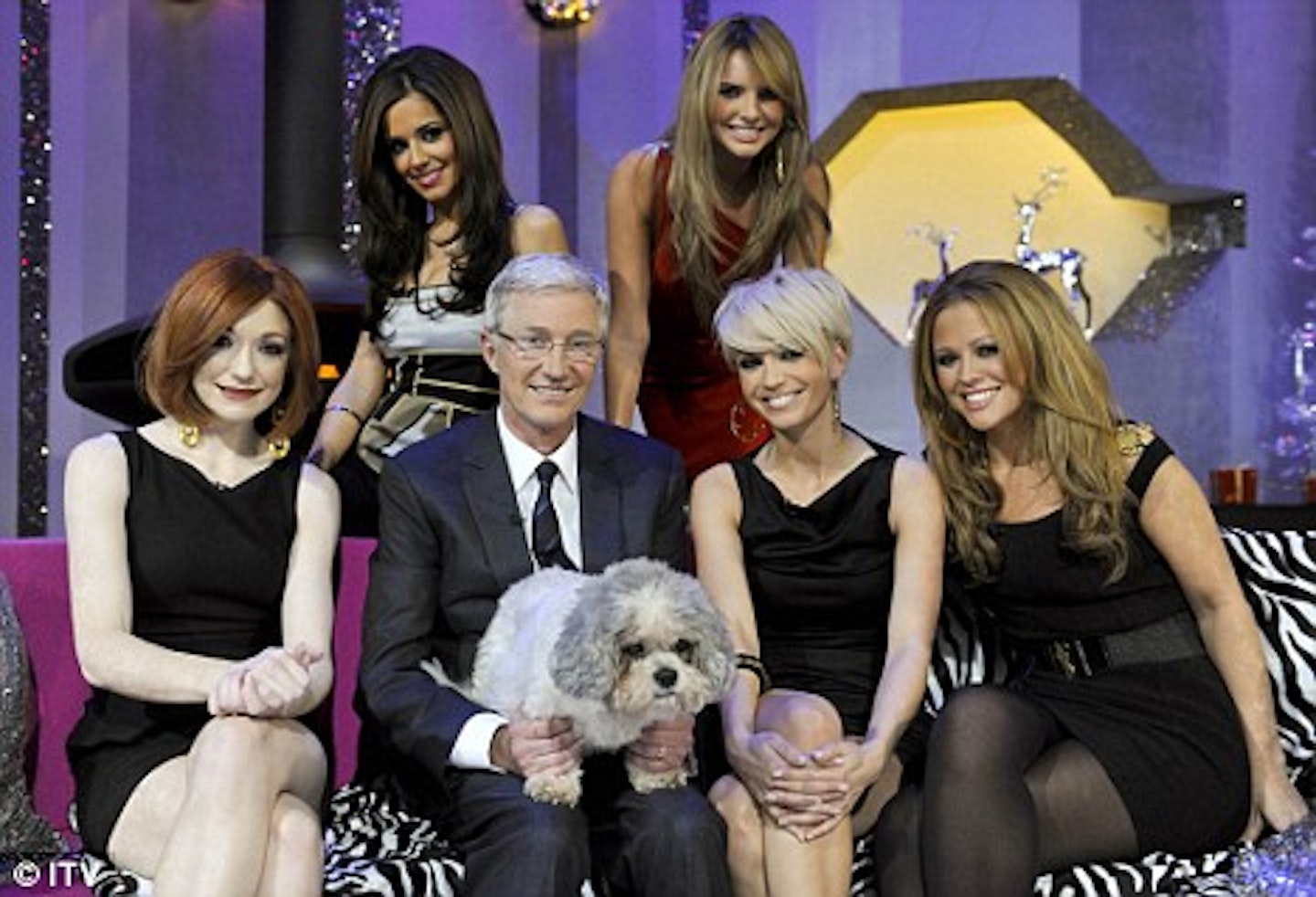 Paul O'Grady with Girls Aloud 