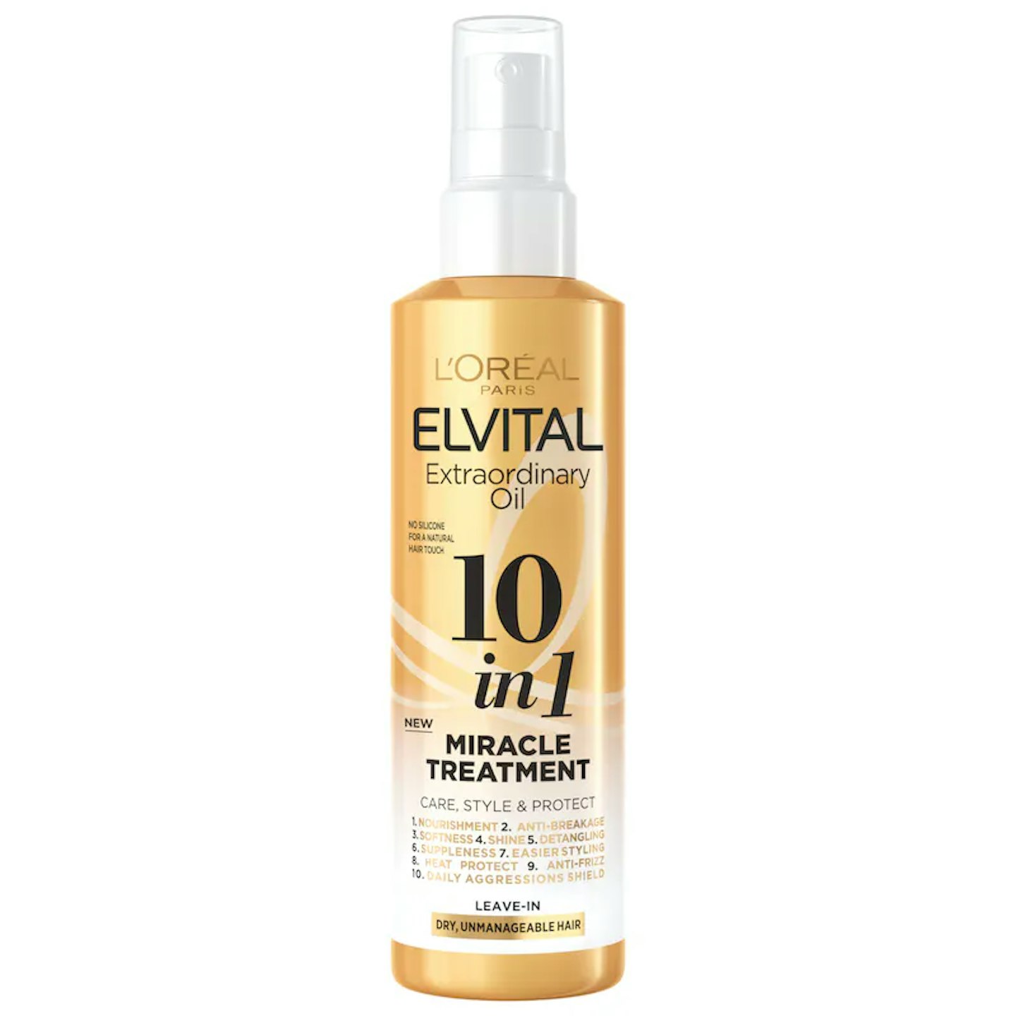 L'Oréal Elvive Extraordinary Oil 10 in 1 Miracle Treatment Leave-In Spray 