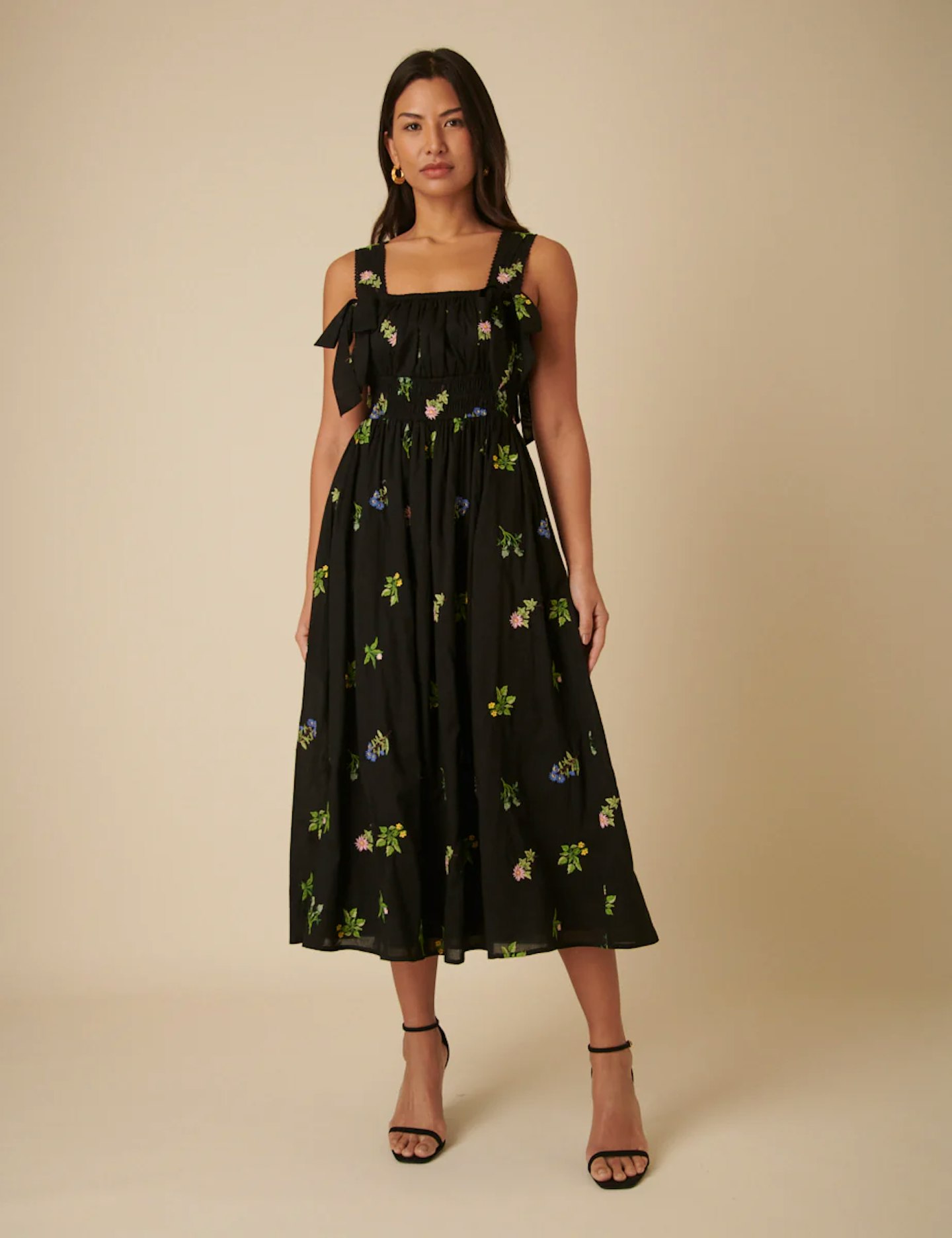 Dallas Bow Midi Dress