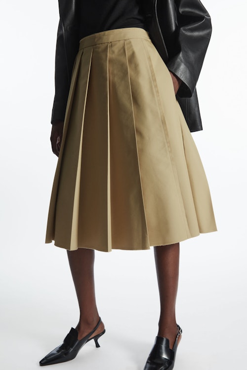 COS, A-Line Pleated Skirt