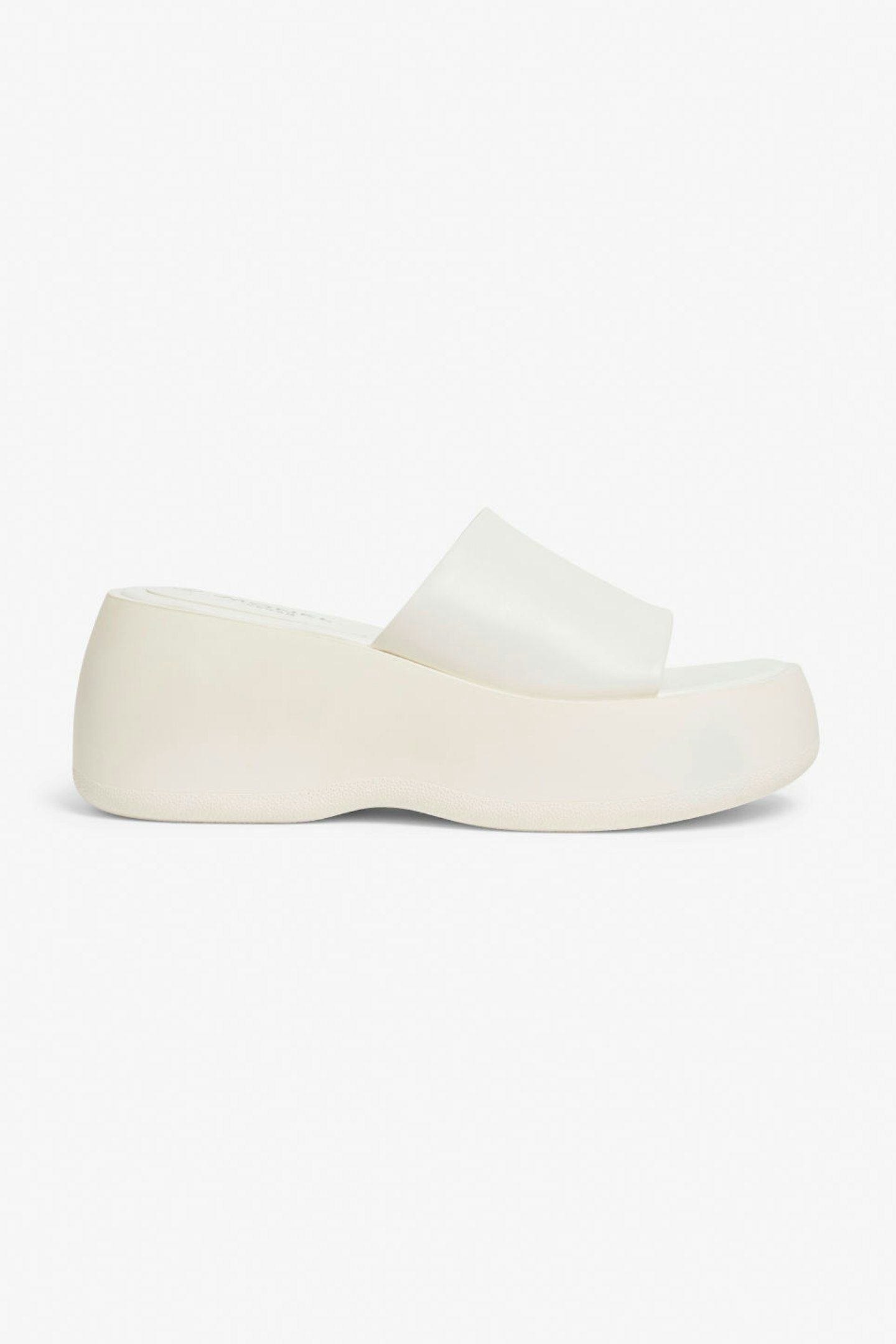 Monki, White Chunky Platform Sandals