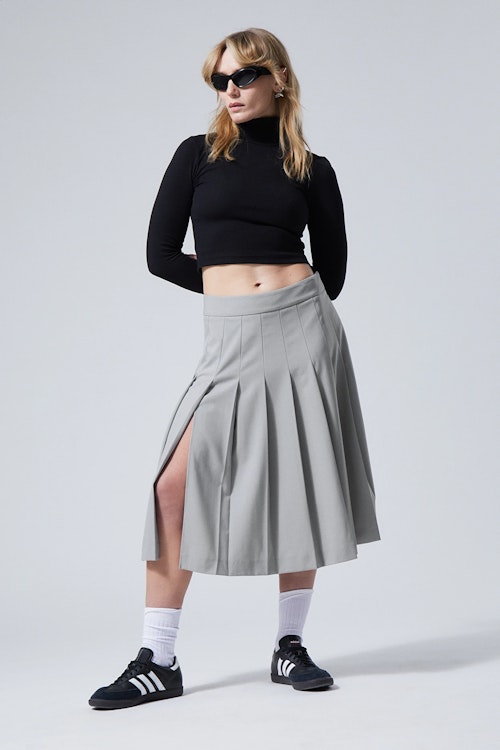 Weekday, Claire Pleated Skirt