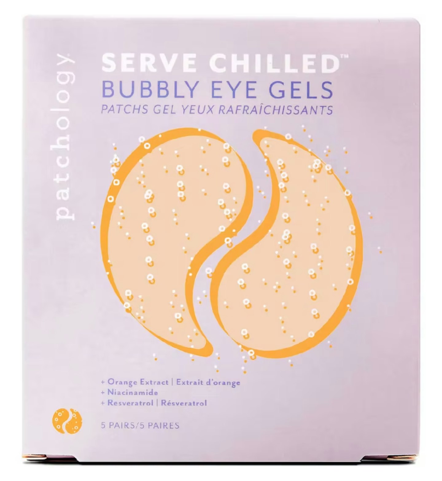 Patchology Serve Chilled Bubbly Eye Gels 5 Pair Box