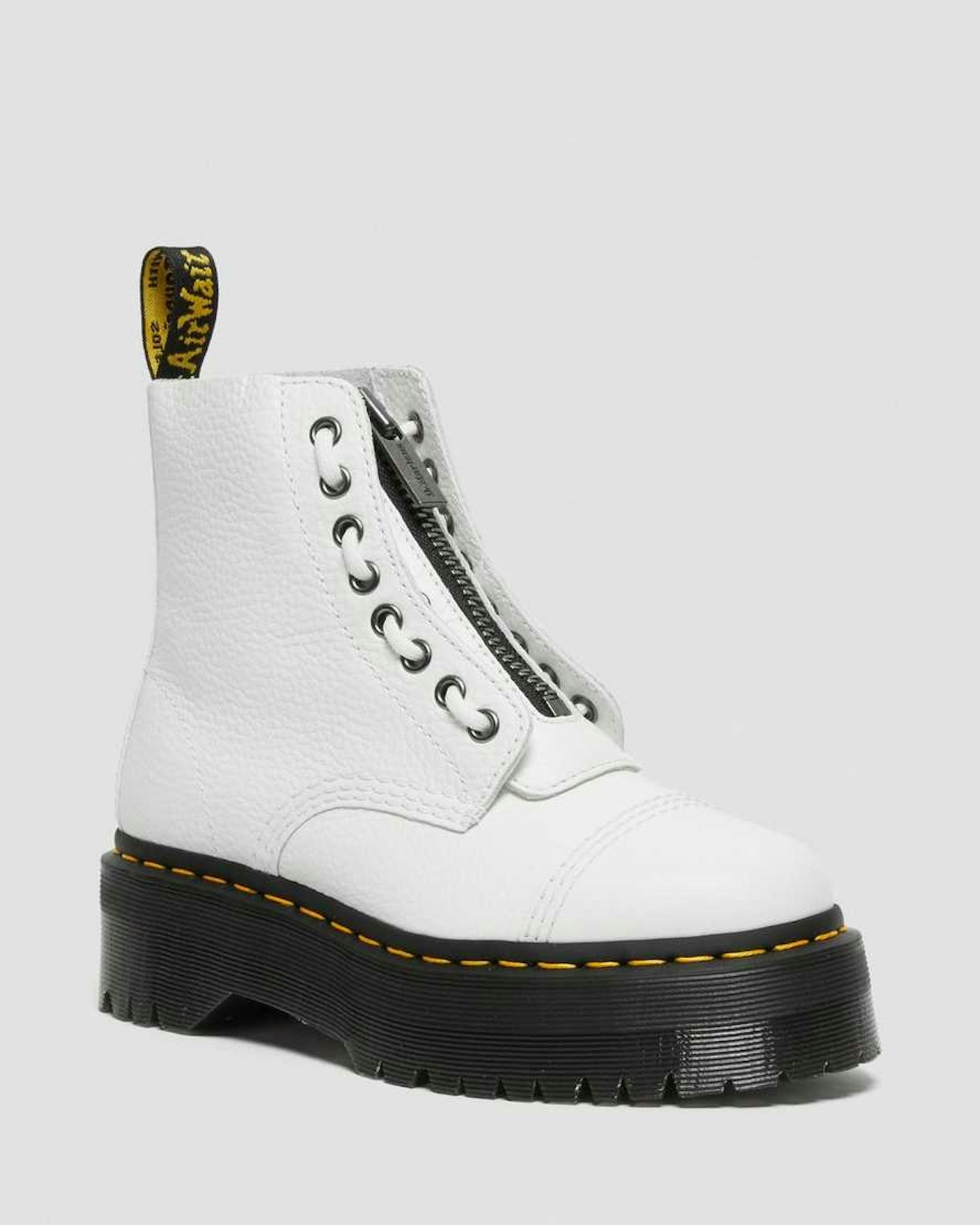 Dr Martens, Sinclair Milled Nappa Leather Platform Boots