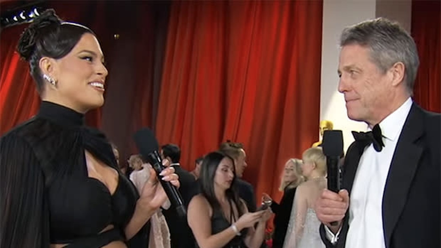 Was Hugh Grant rude to Ashley Graham at the Oscars?
