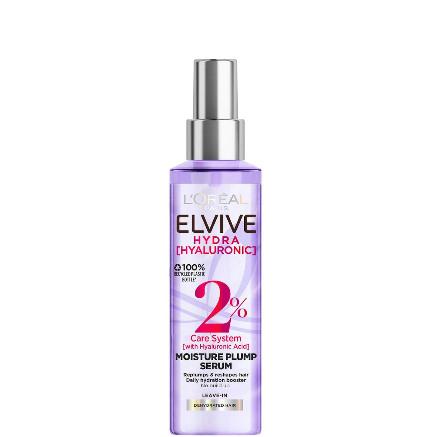 L'Oreal Elvive Hydra Hyaluronic Acid Serum, Moisturising For Dehydrated Hair