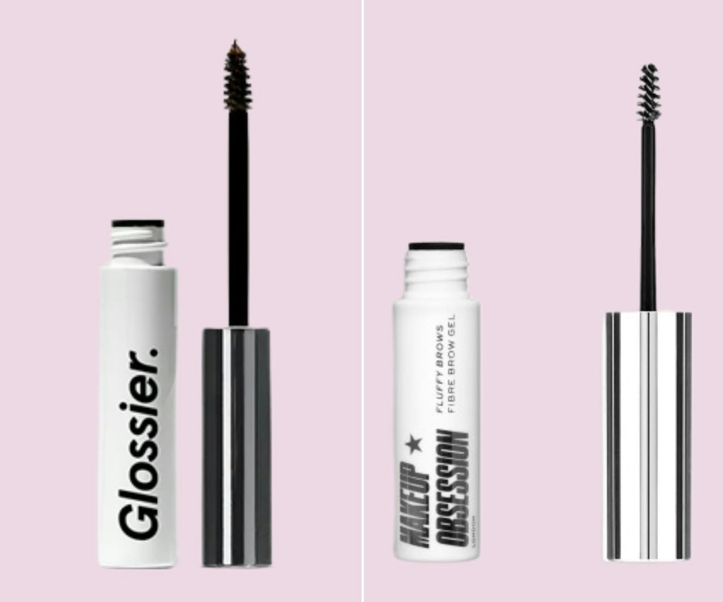 Glossier Boy Brow vs. Revolution Beauty Fluffy Brows Fibre Brow Gel